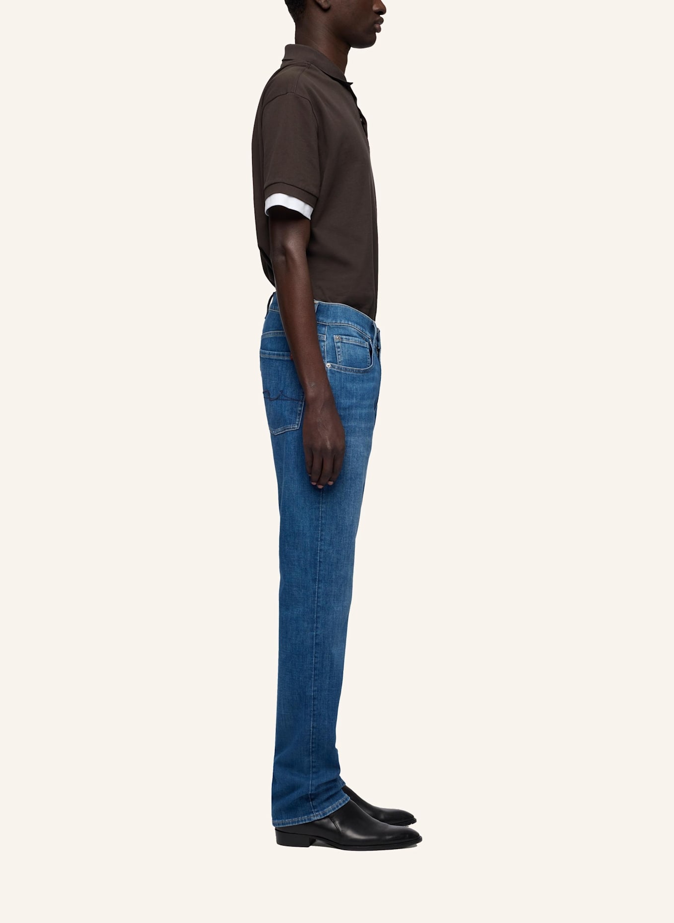 7 for all mankind Jeans Straight Straight Fit: BLAU