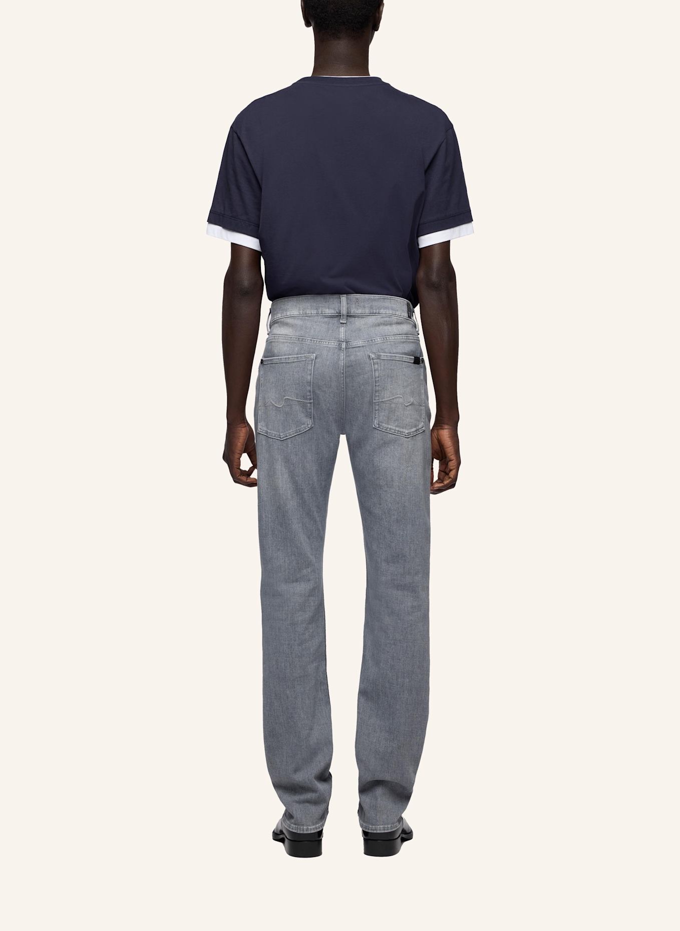 7 for all mankind Jeans Straight Straight Fit: GRAU