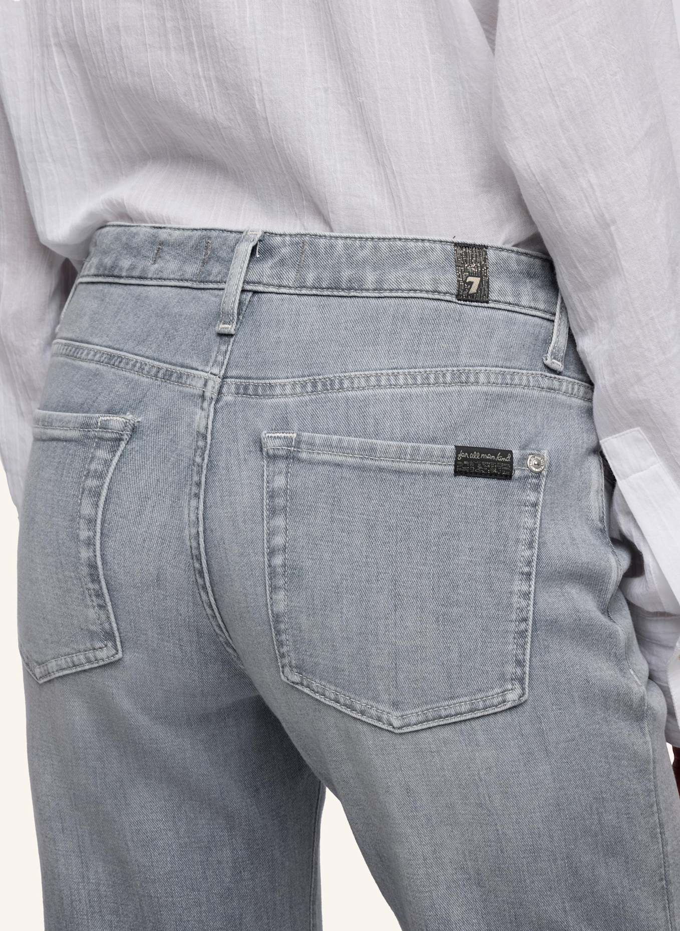 7 for all mankind Jeans Straight Straight Fit: GRAU
