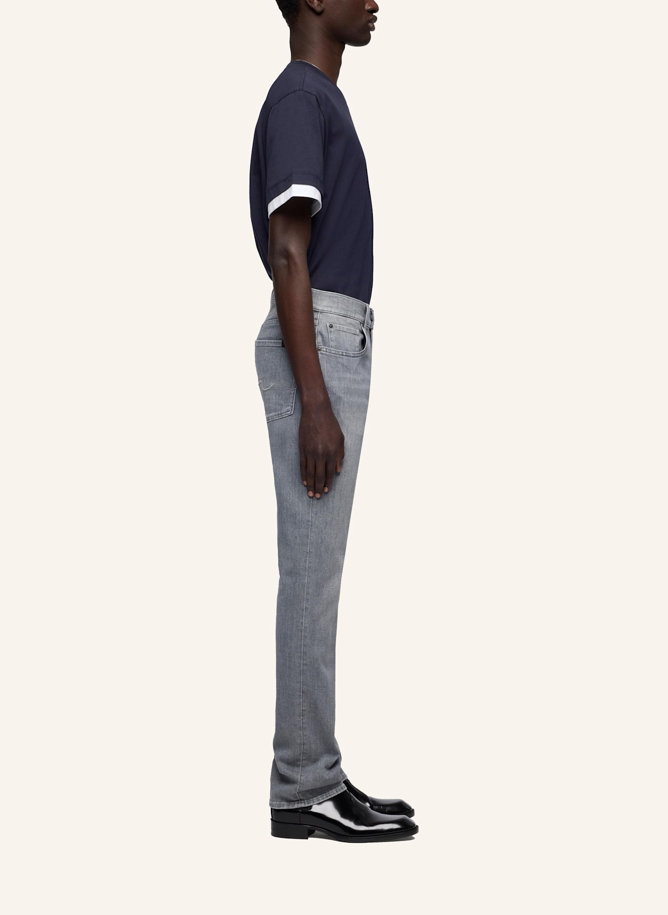 7 for all mankind Jeans Straight Straight Fit: GRAU