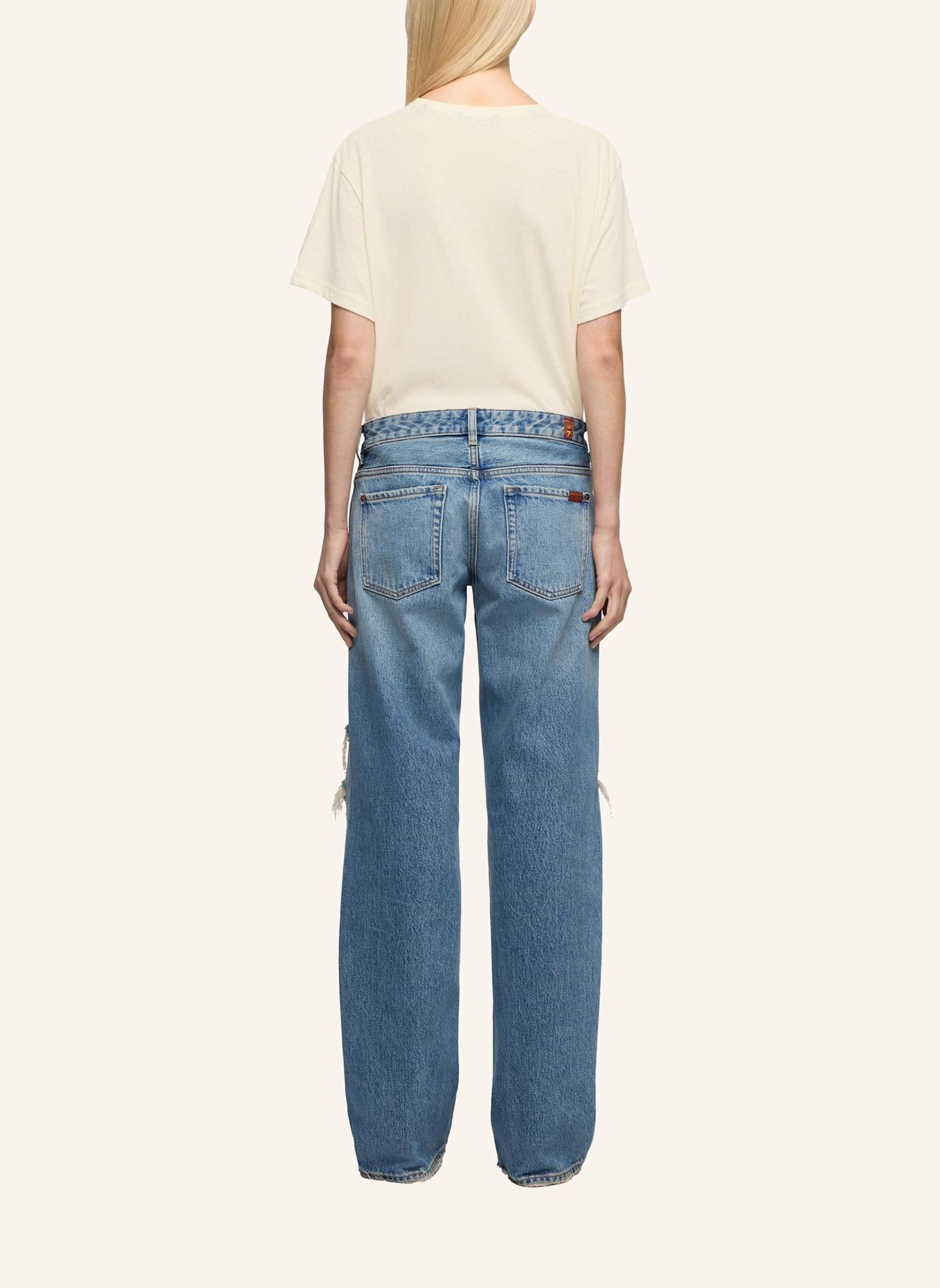 7 for all mankind Jeans Straight Straight Fit: BLAU