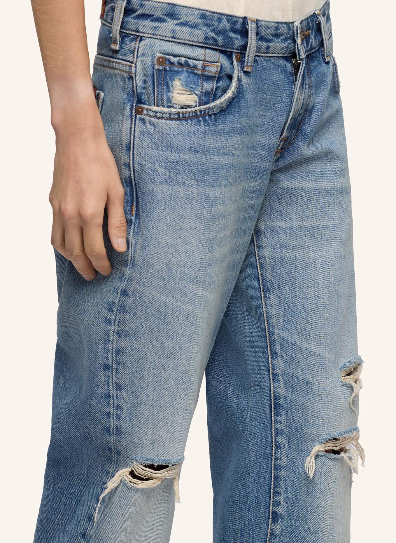 7 for all mankind Jeans Straight Straight Fit: BLAU