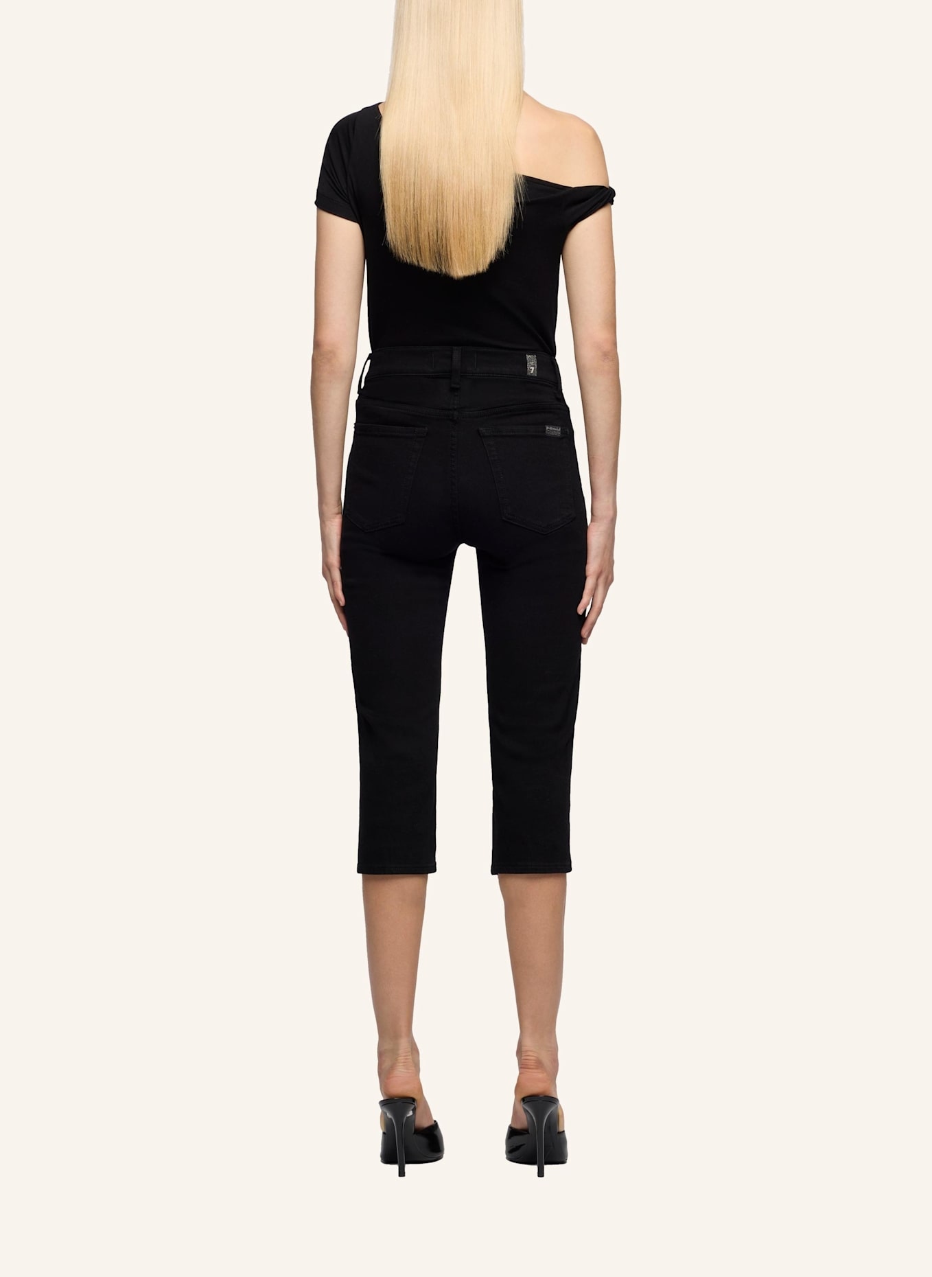 7 for all mankind Jeans Skinny Skinny Fit: SCHWARZ