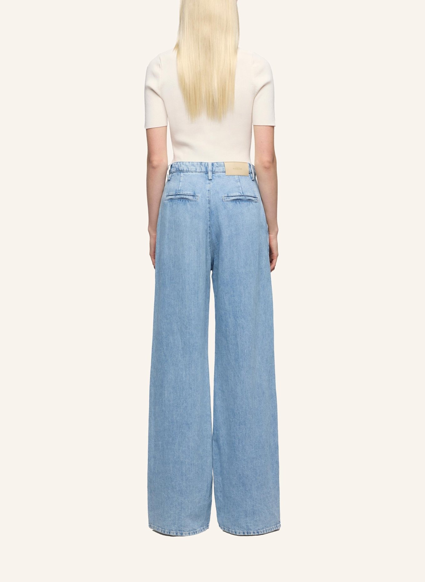 7 for all mankind CHINO Jeans Wide Fit: BLAU