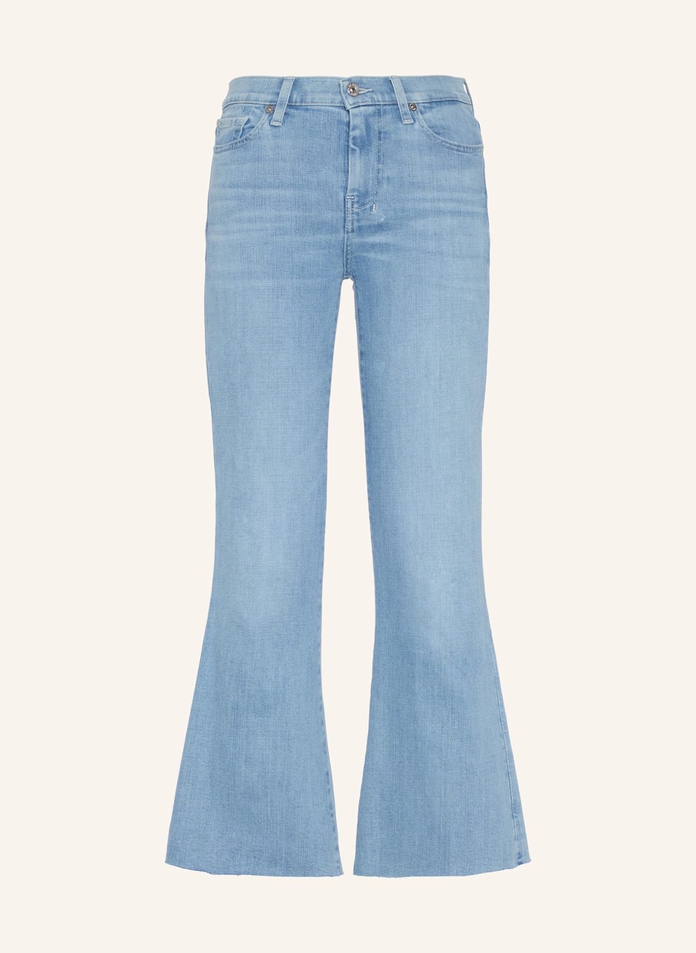 7 for all mankind Cropped Jeans DOJO: BLAU