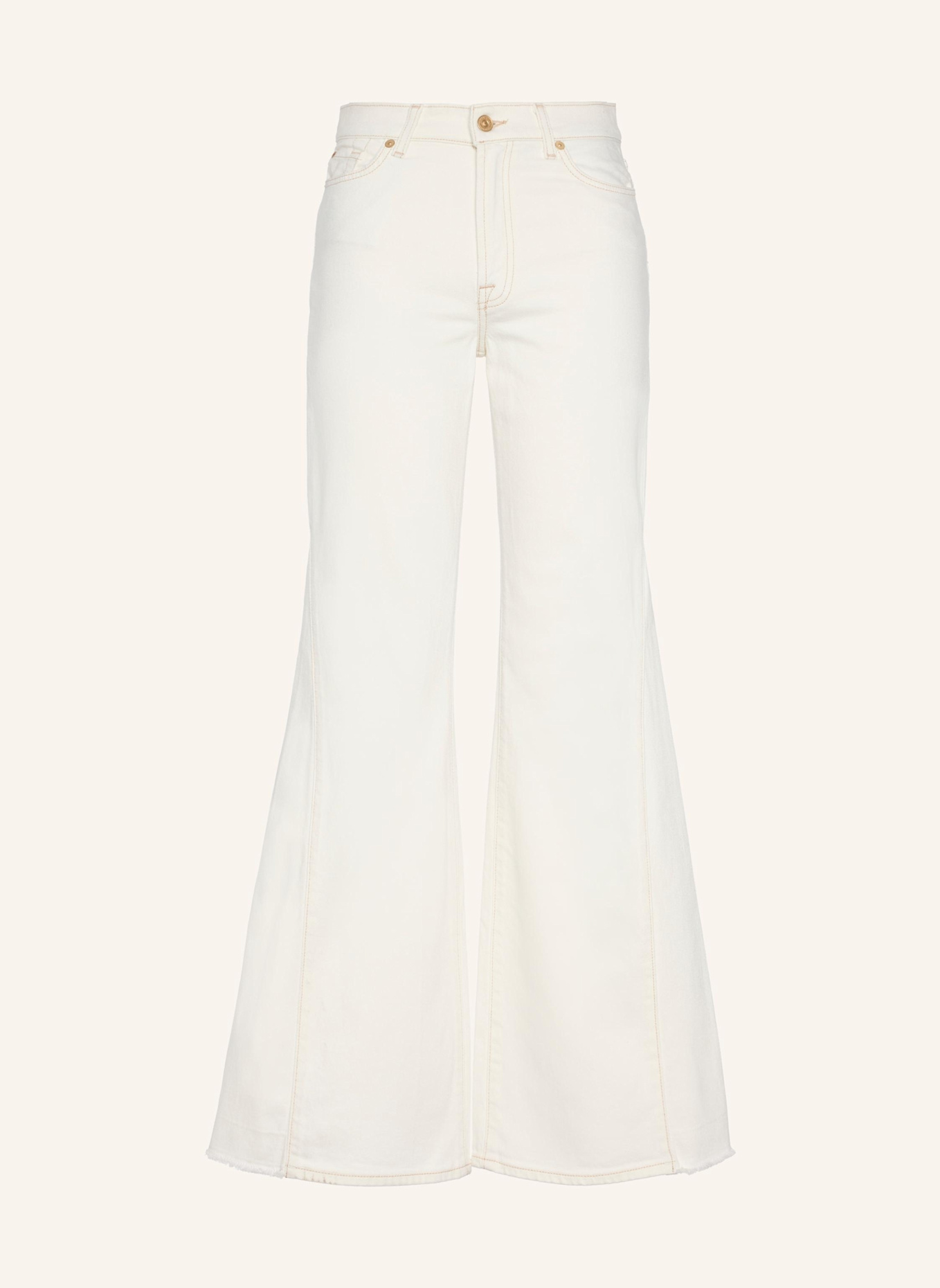 7 for all mankind Jeans Flare Flare Fit: WEISS