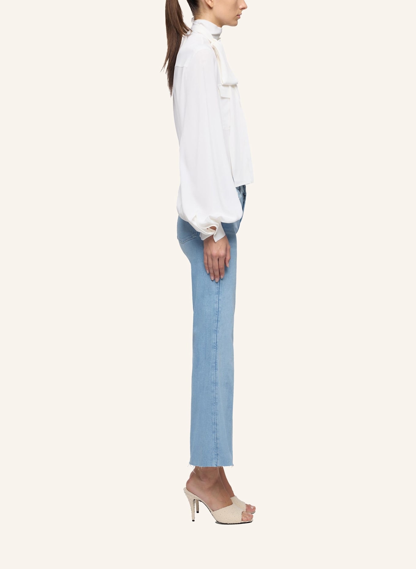 7 for all mankind Cropped Jeans DOJO: BLAU