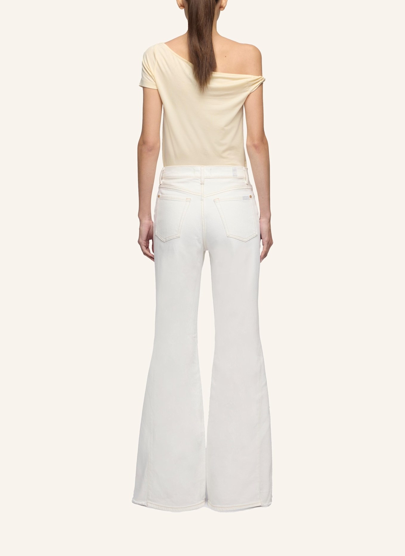 7 for all mankind Jeans Flare Flare Fit: WEISS