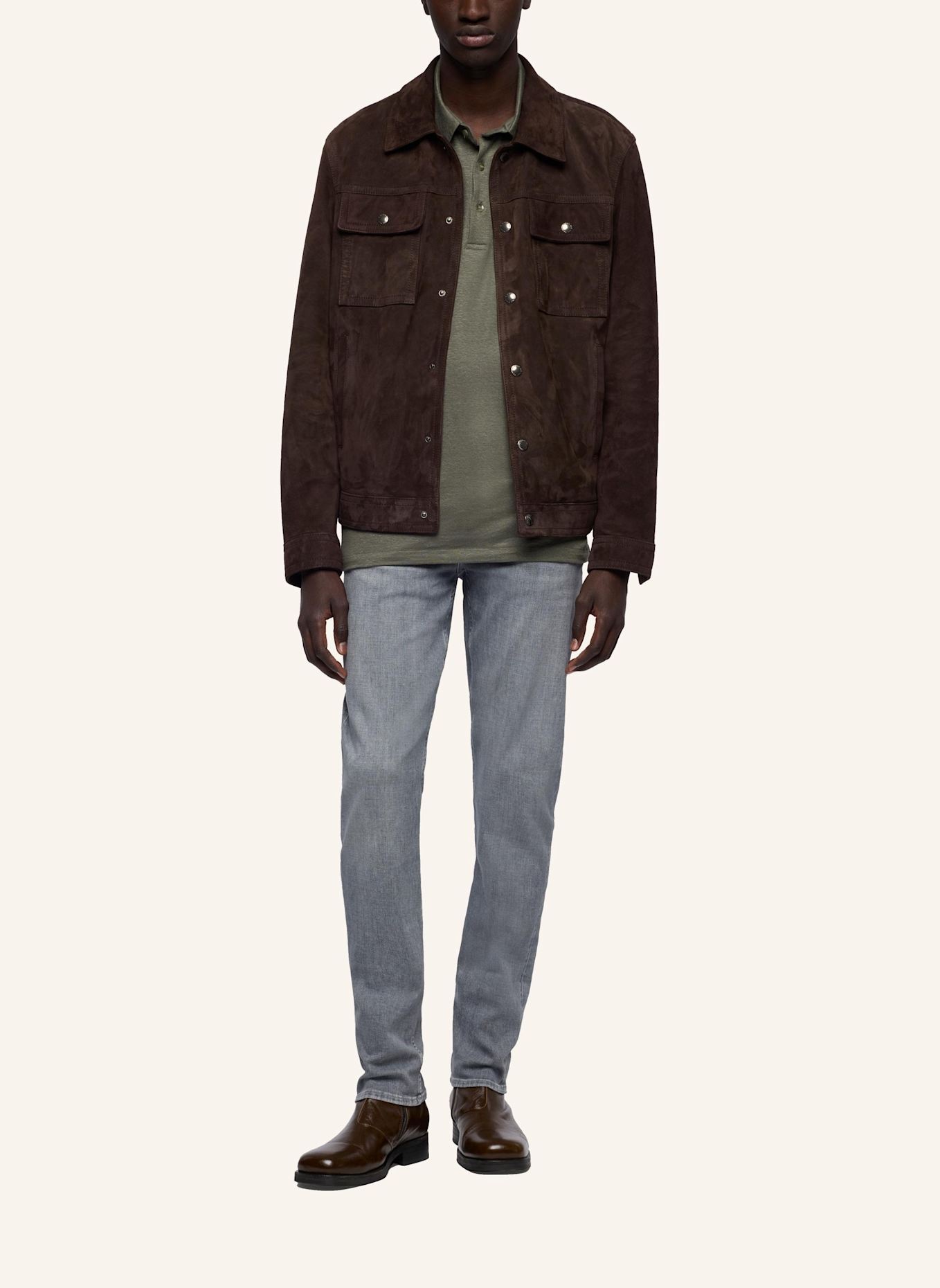 7 for all mankind Jeans Skinny Skinny Fit: GRAU