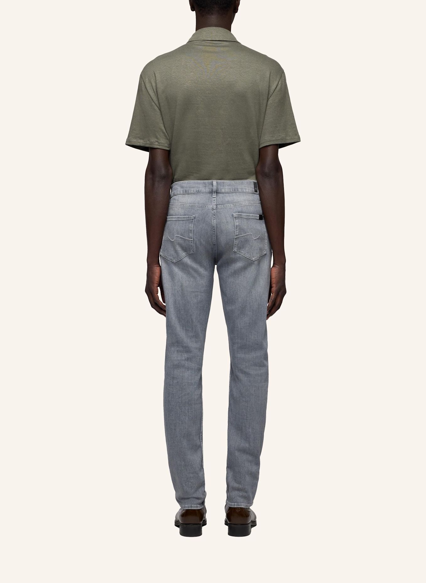 7 for all mankind Jeans Skinny Skinny Fit: GRAU