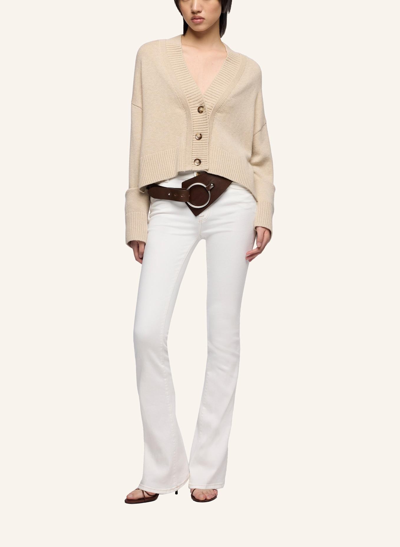 7 for all mankind Jeans Bootcut Bootcut Fit: WEISS