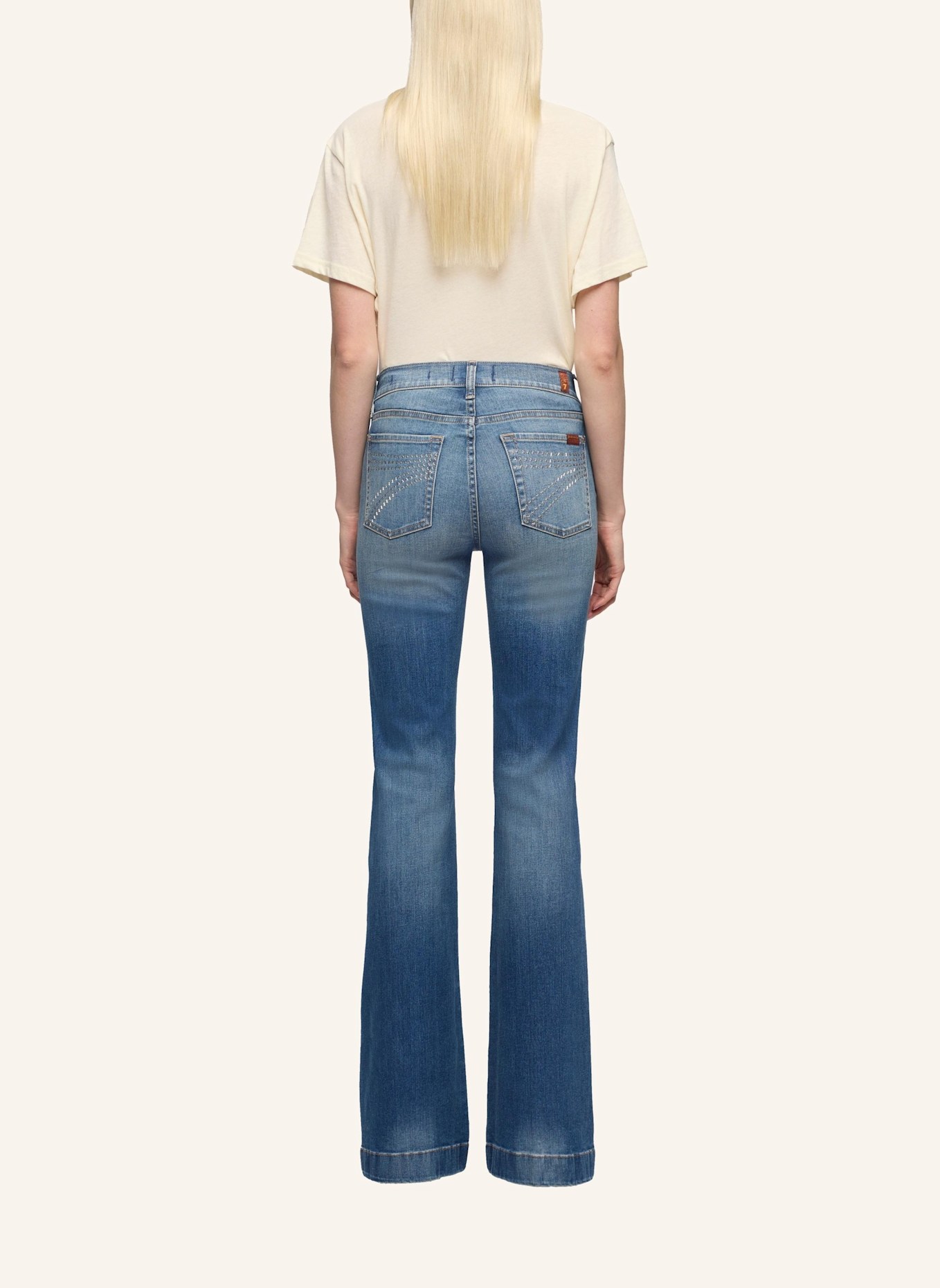 7 for all mankind Jeans Flare Flare Fit: BLAU