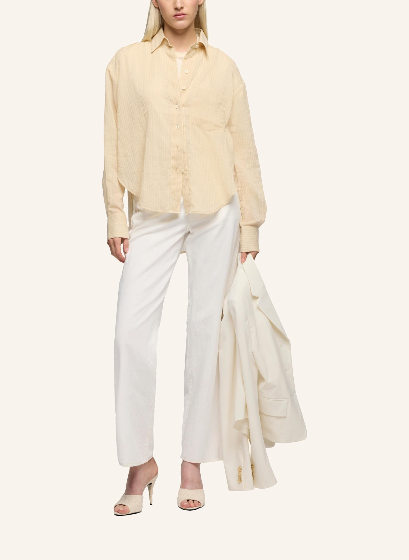 7 for all mankind Jeans Straight Straight Fit: WEISS