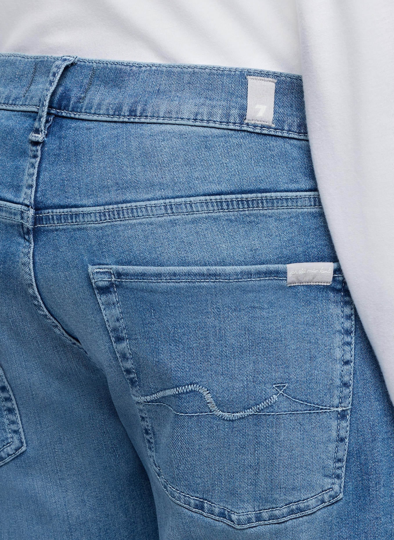 7 for all mankind Jeans Straight Straight Fit: BLAU