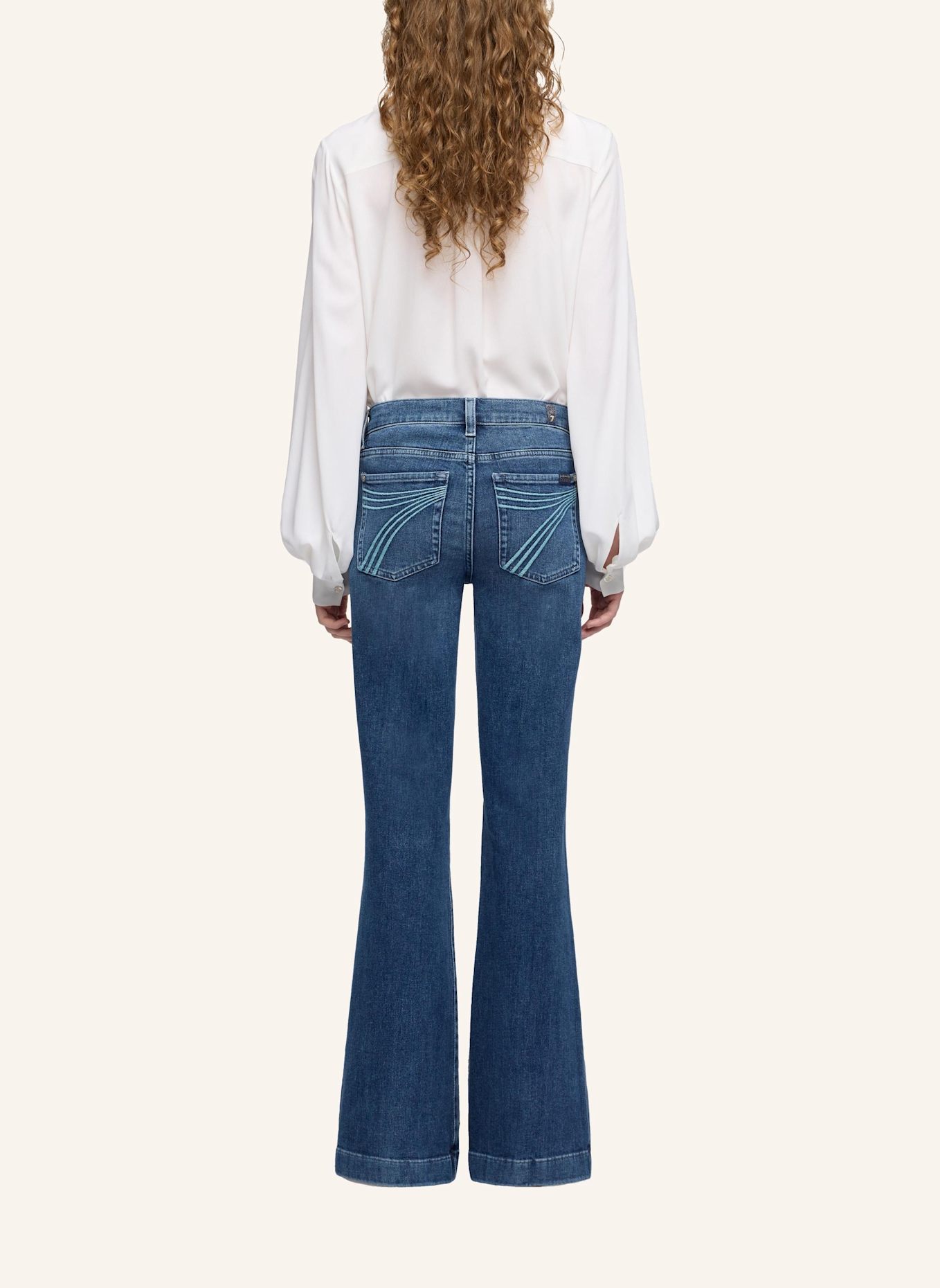 7 for all mankind Jeans Flare Flare Fit: BLAU
