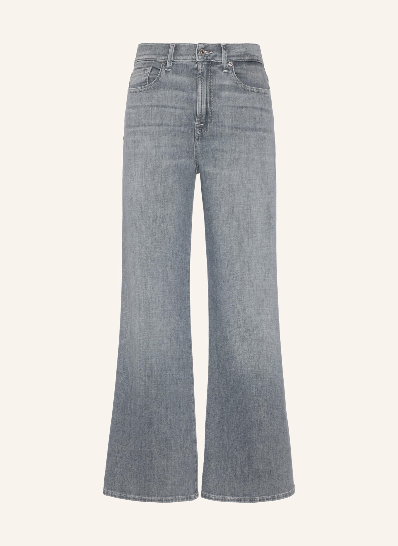 7 for all mankind Jeans Wide Wide Fit: GRAU