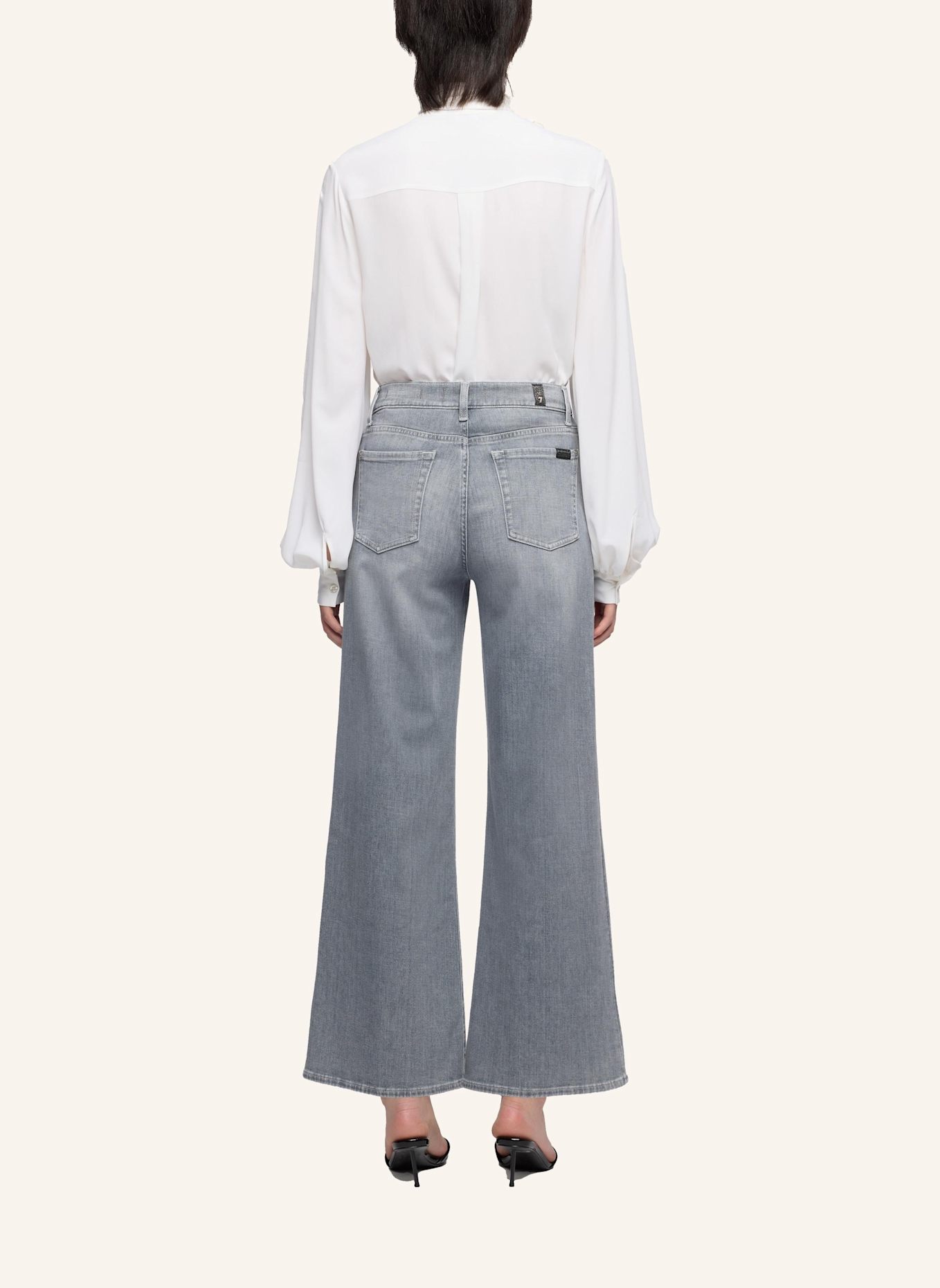 7 for all mankind Jeans Wide Wide Fit: GRAU