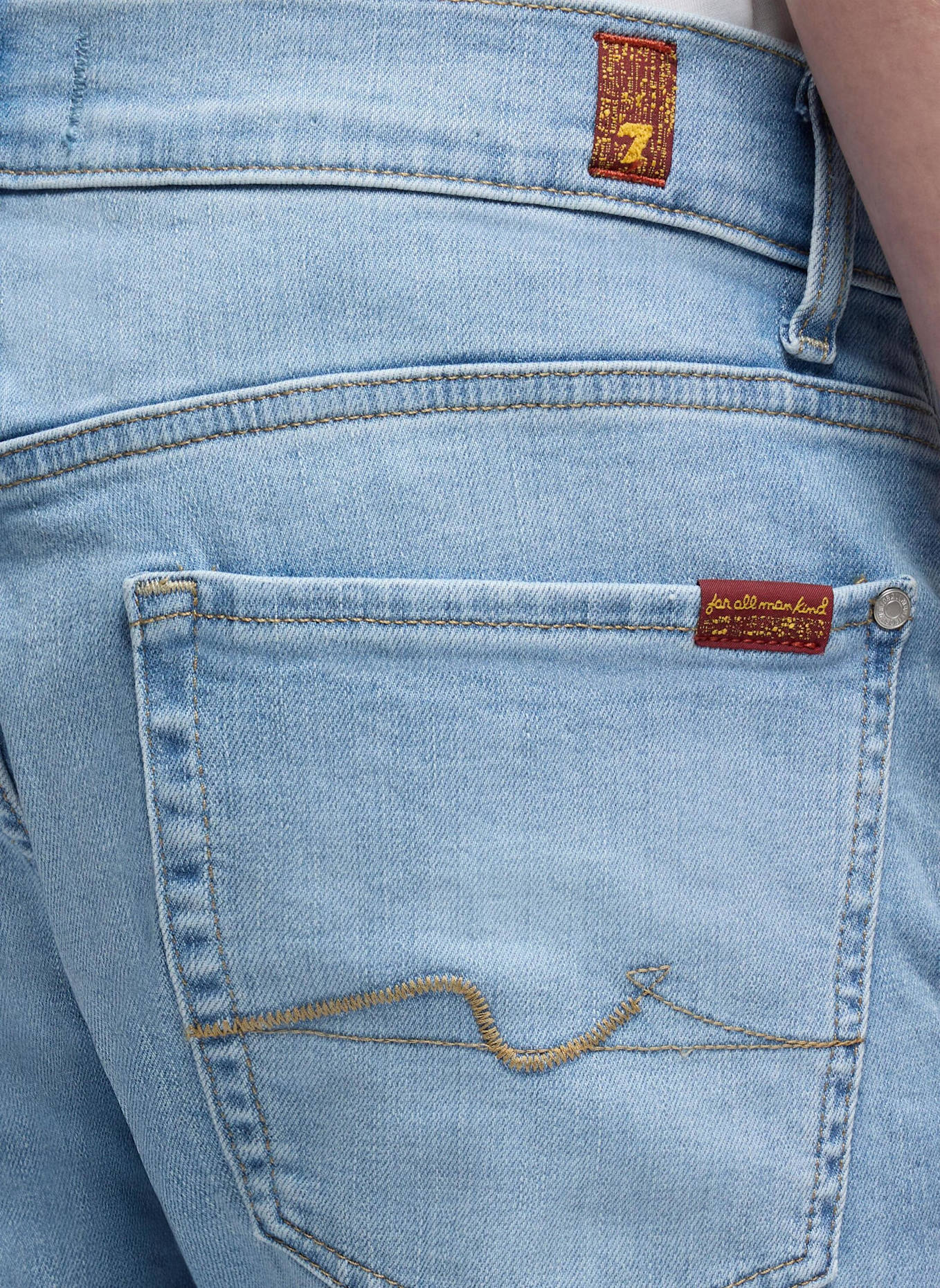 7 for all mankind Jeans THE STRAIGHT Straight Fit: BLAU