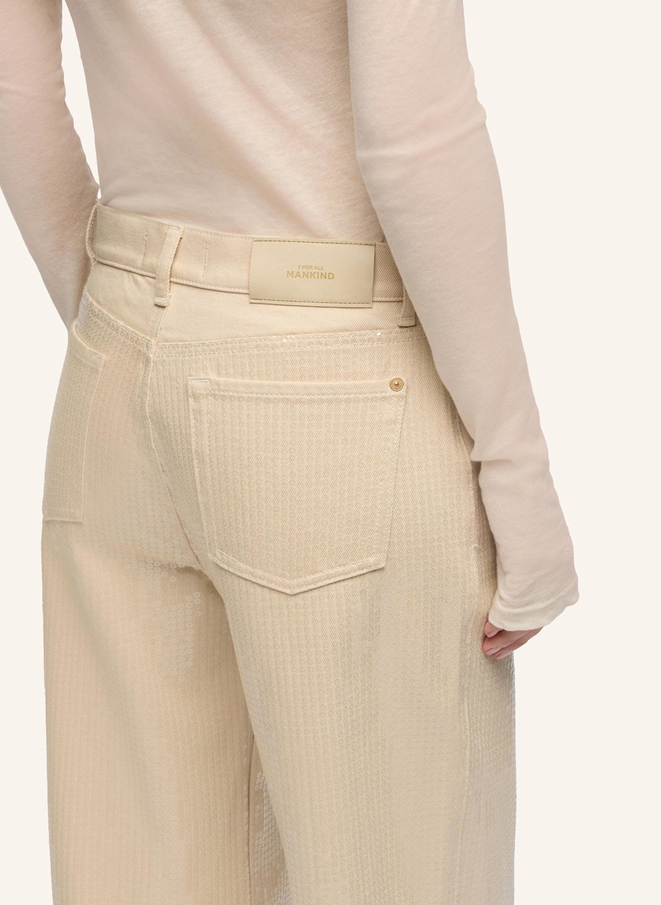 7 for all mankind Jeans LOTTA Wide Fit: WEISS