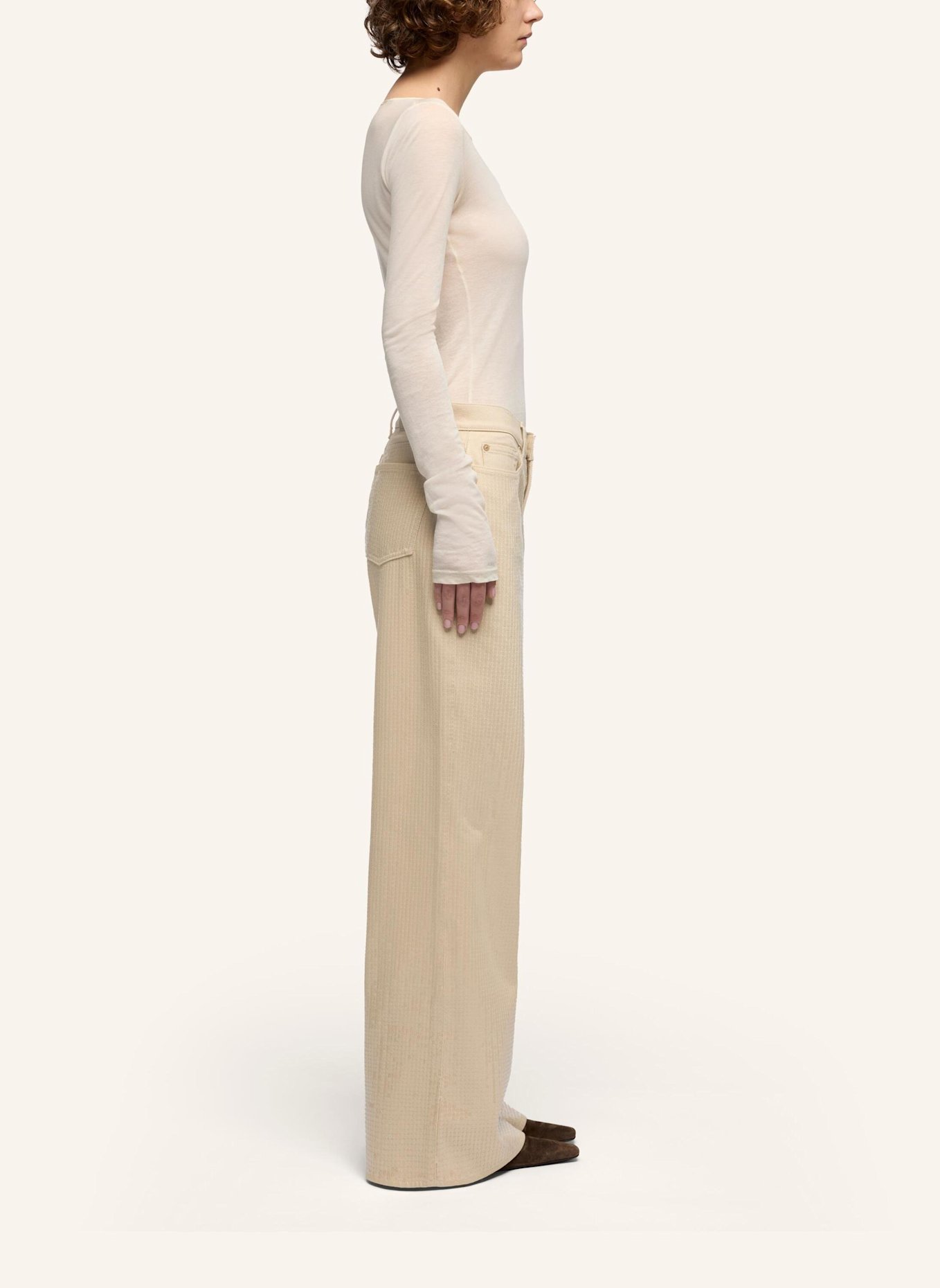 7 for all mankind Jeans LOTTA Wide Fit: WEISS