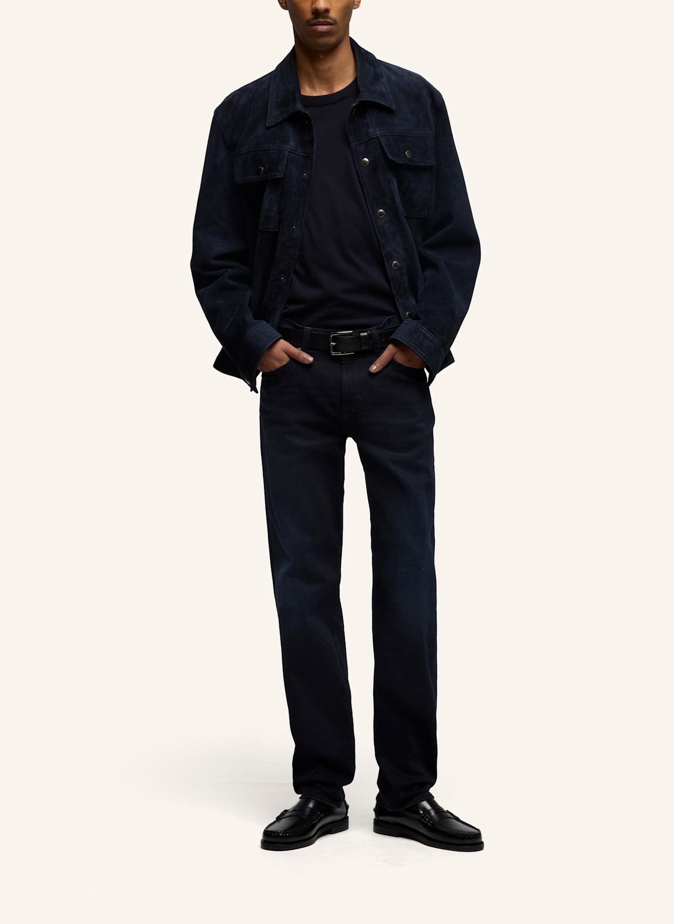 7 for all mankind Jeans SLIMMY Slim Fit: SCHWARZ