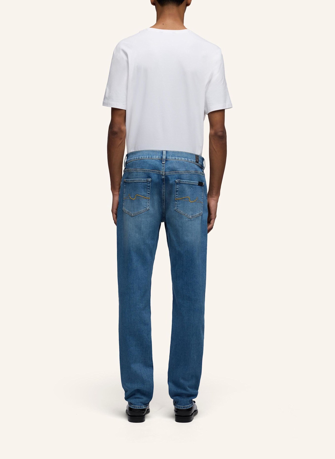 7 for all mankind Jeans SLIMMY TAPERED Skinny Fit: BLAU