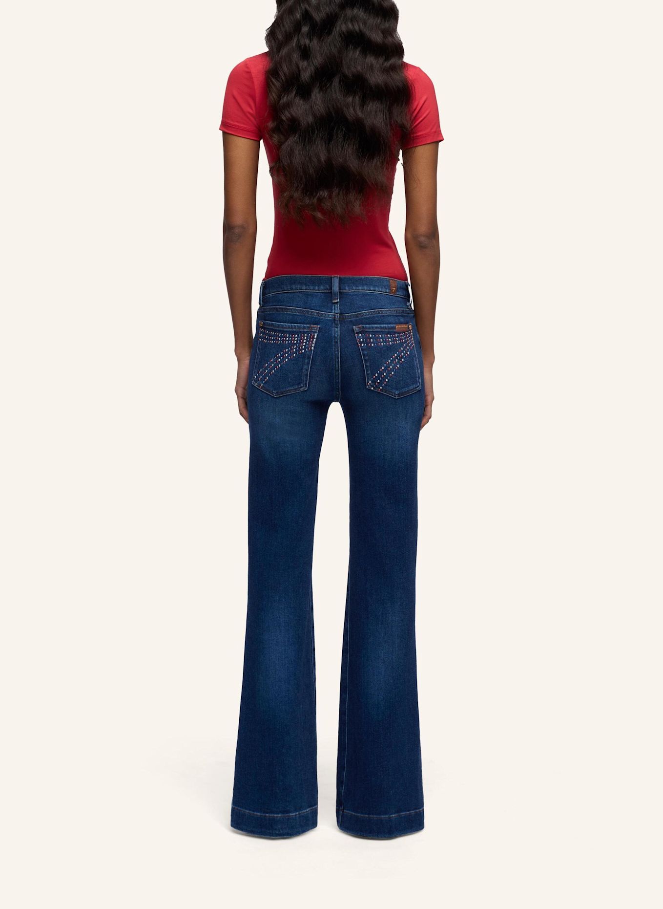 7 for all mankind Jeans DOJO Flare Fit: BLAU