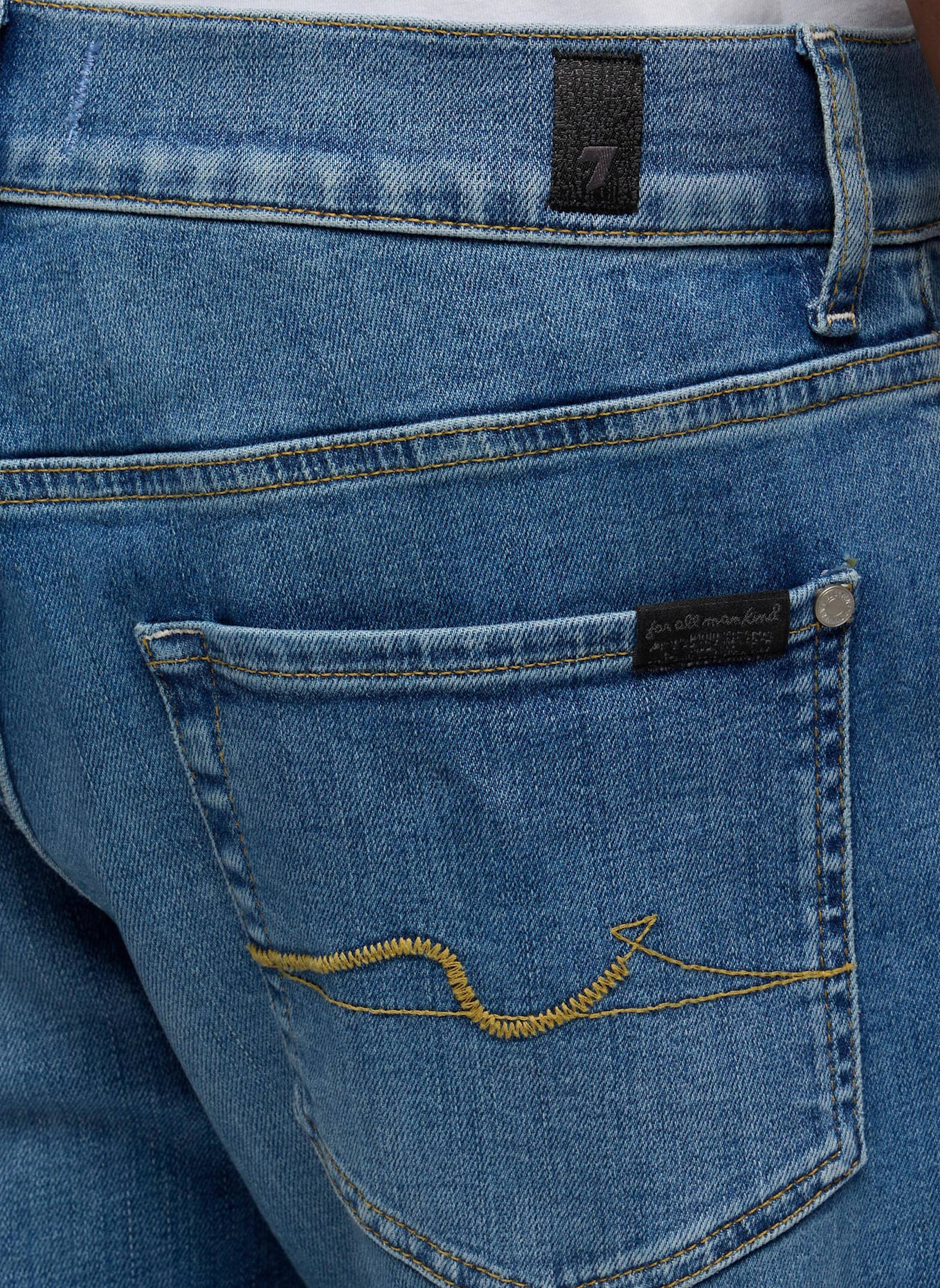 7 for all mankind Jeans SLIMMY TAPERED Skinny Fit: BLAU