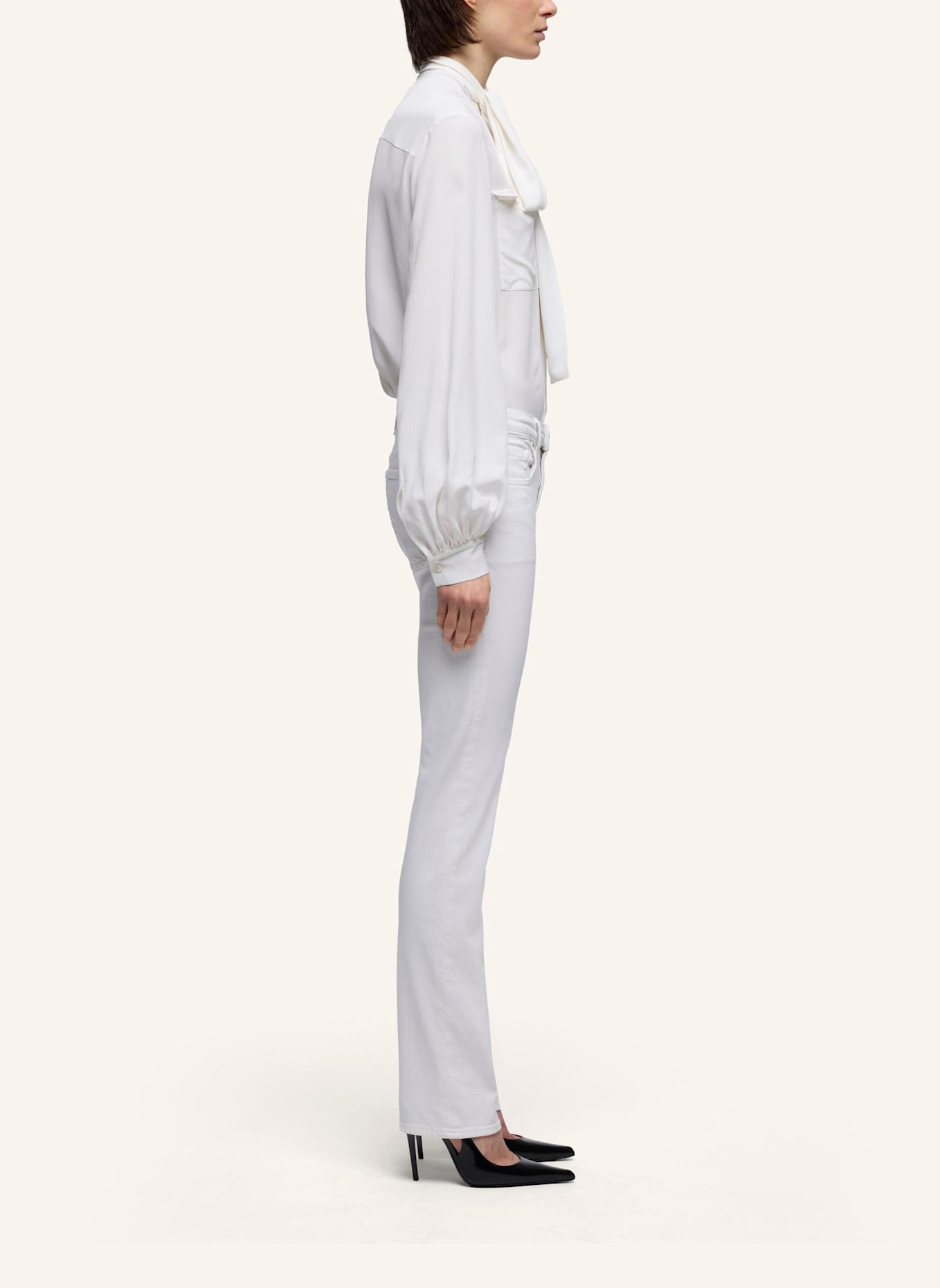 7 for all mankind Pants THE SLIM Slim Fit: WEISS