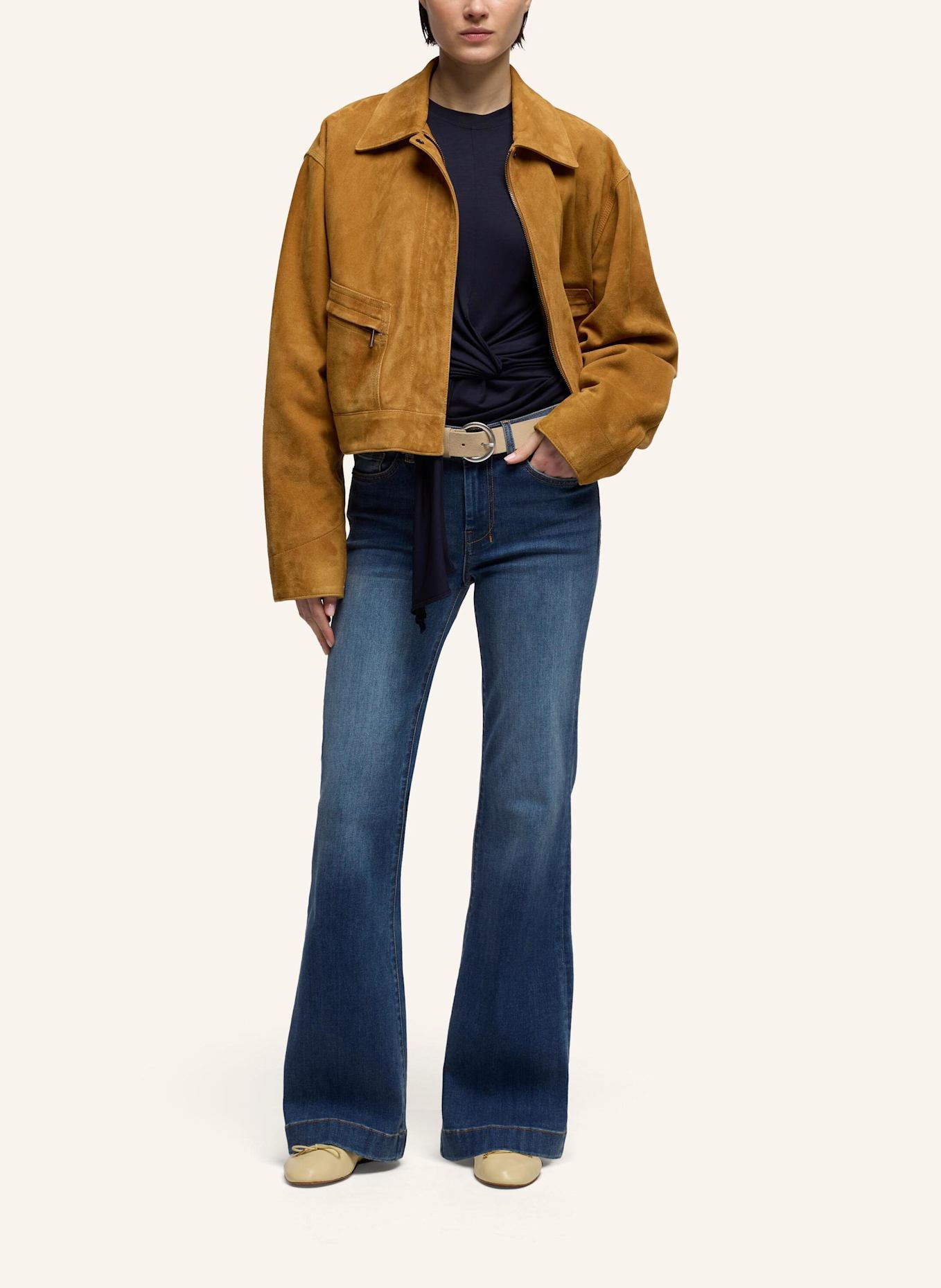 7 for all mankind Jeans DOJO TAILORLESS Flare Fit: BLAU