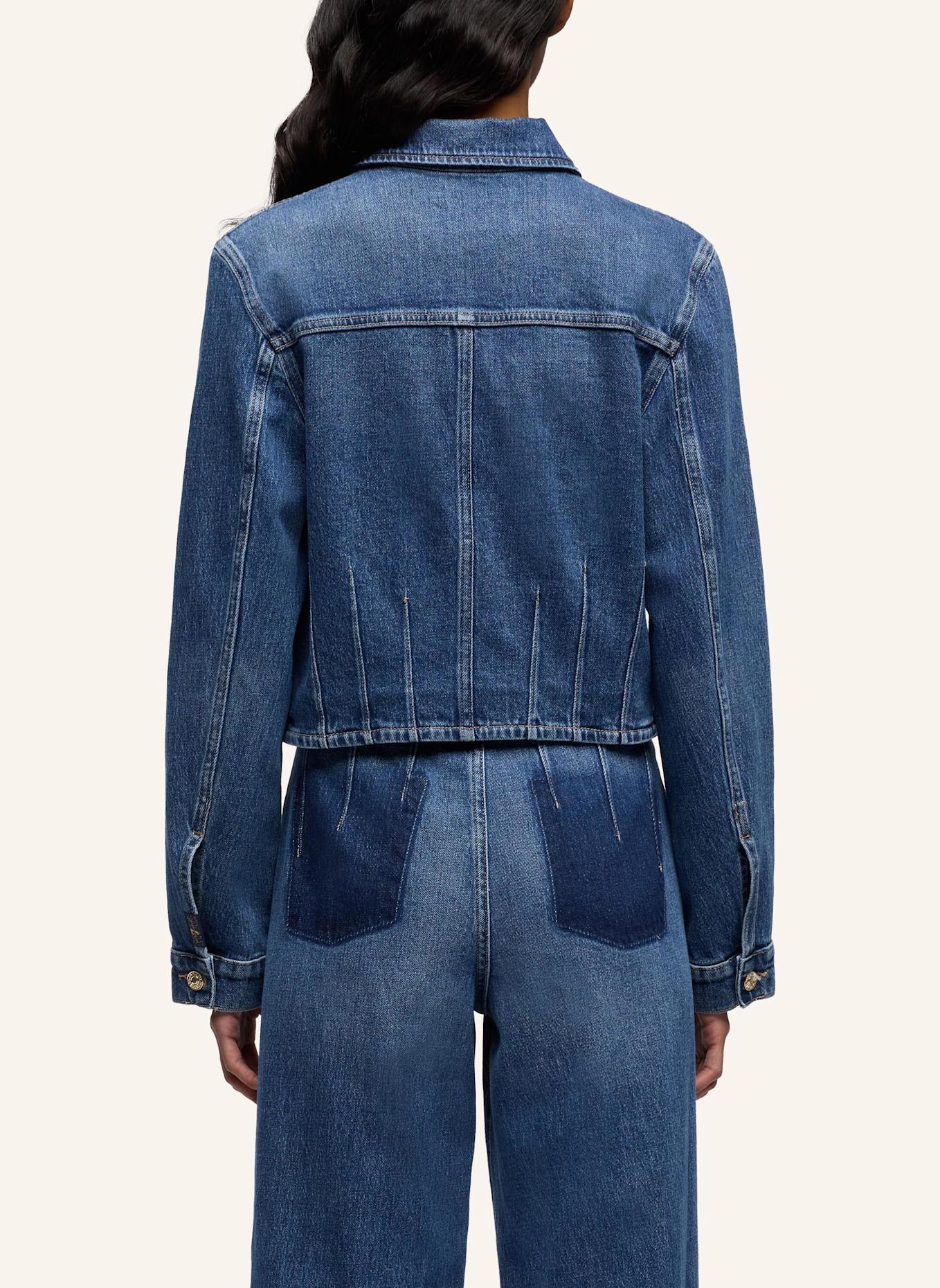 7 for all mankind Denim DARTS SHRUNKEN JACKET: BLAU