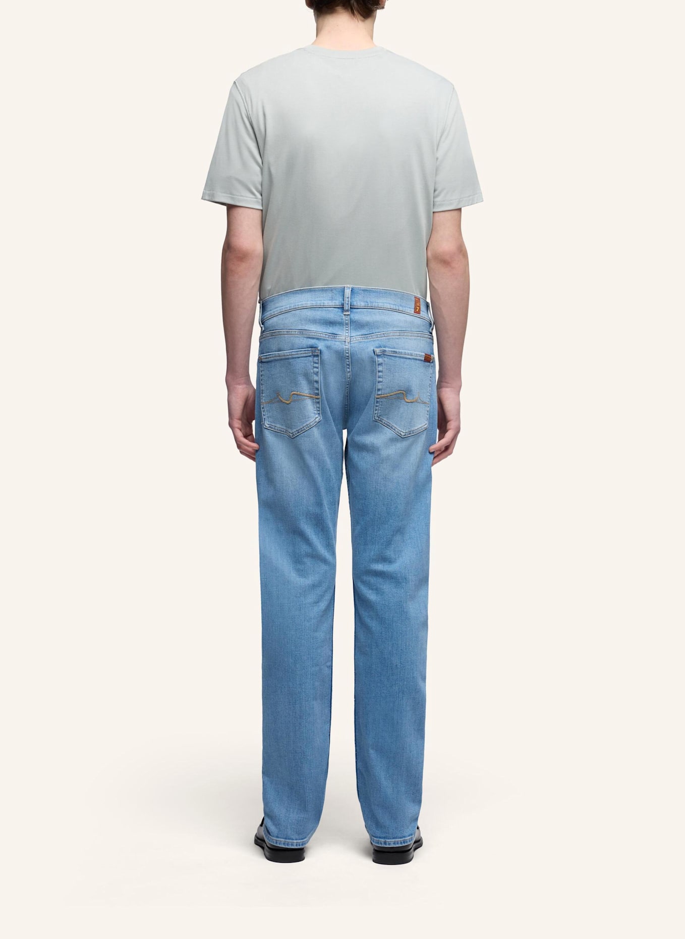 7 for all mankind Jeans STANDARD Straight Fit: BLAU