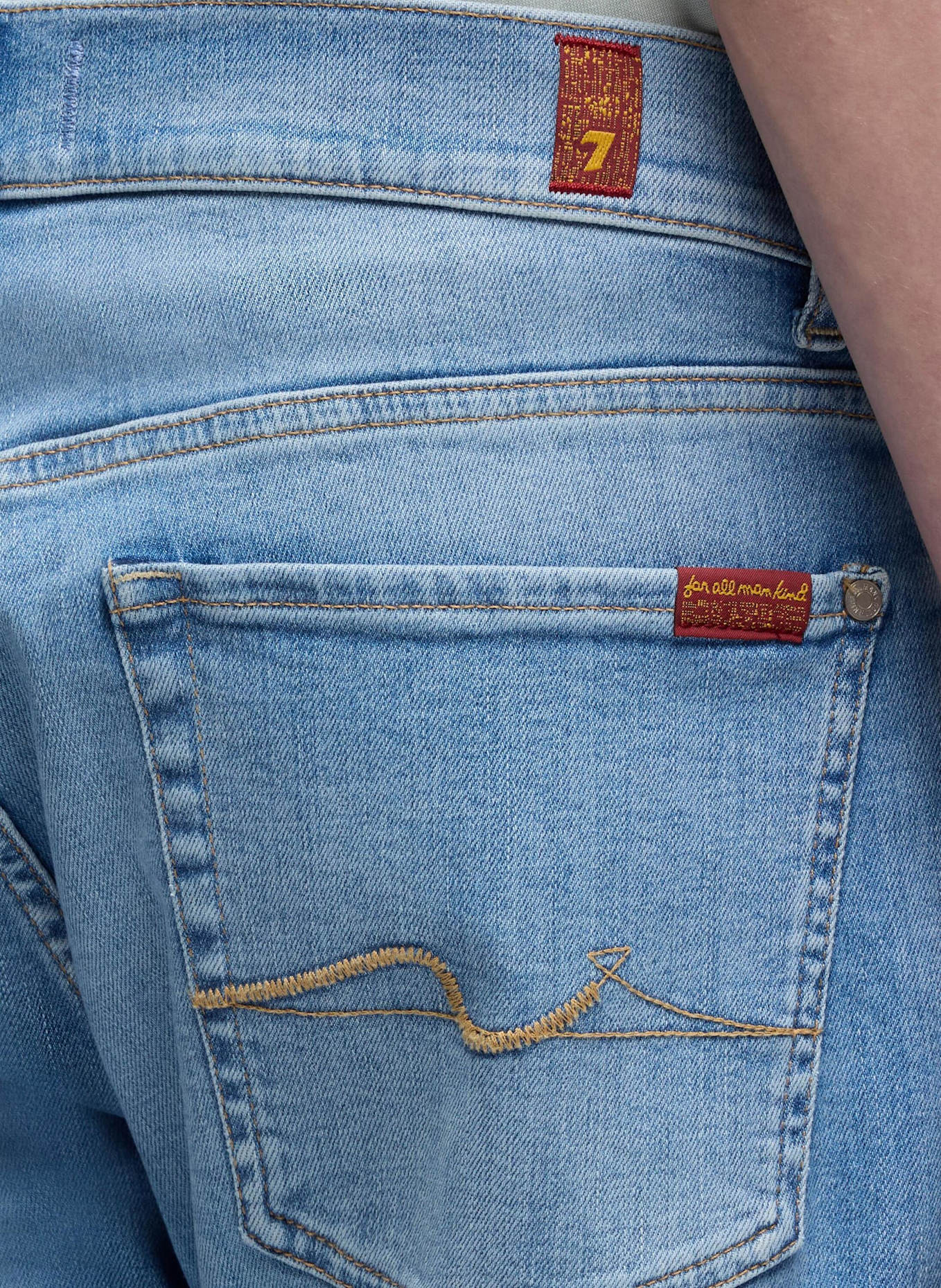 7 for all mankind Jeans STANDARD Straight Fit: BLAU