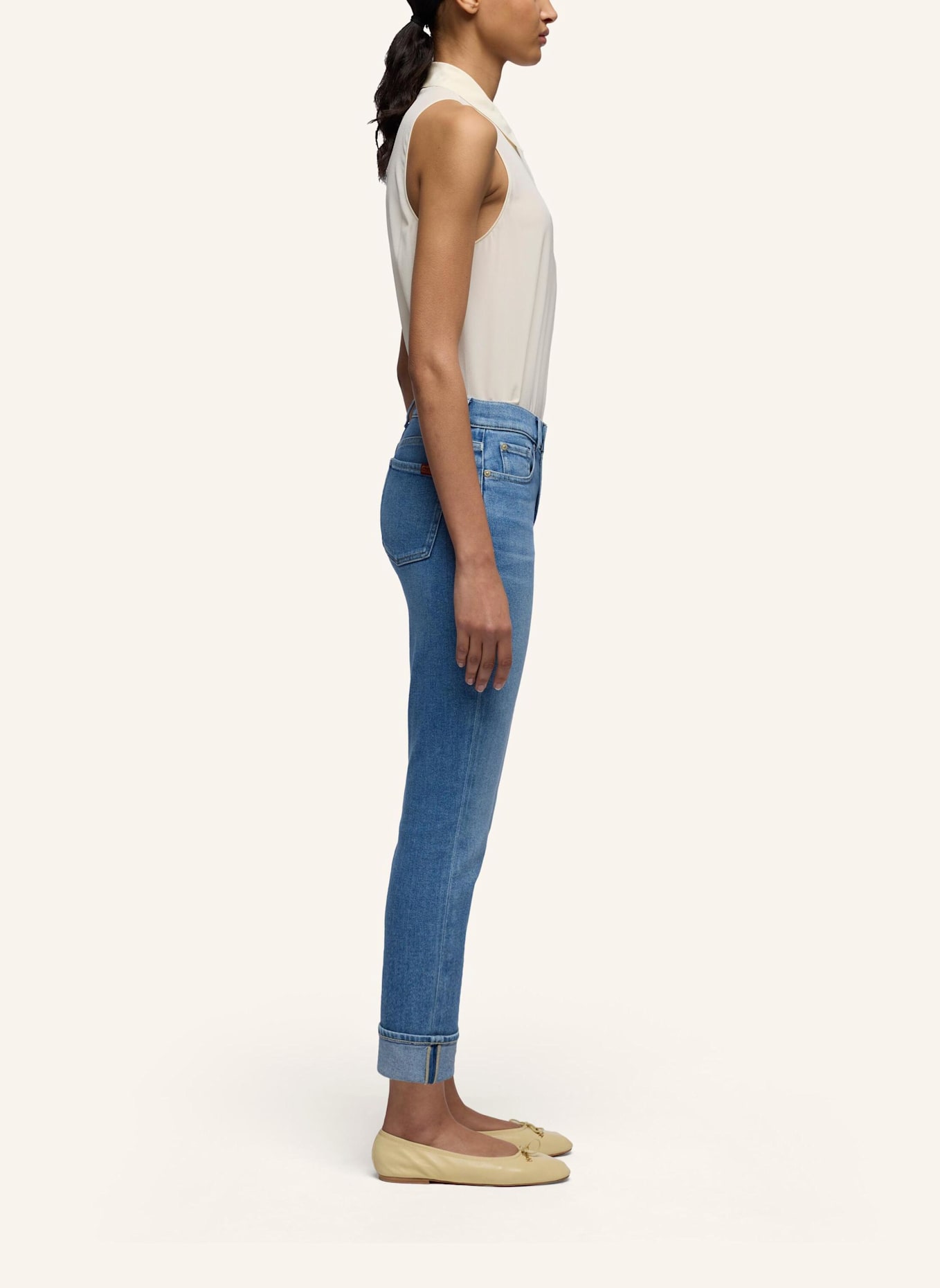 7 for all mankind Jeans RELAXED SKINNY Slim Fit: BLAU