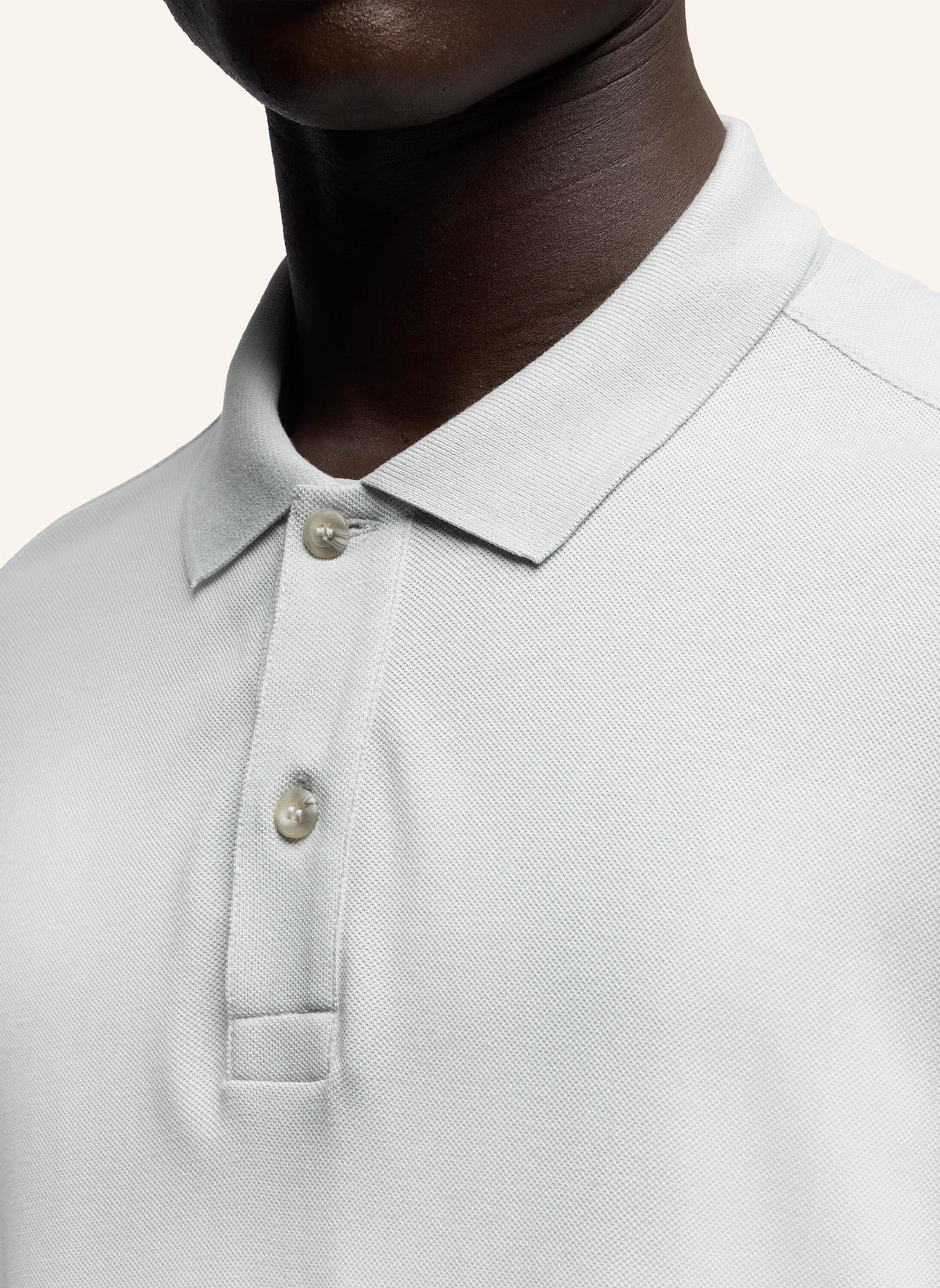 7 for all mankind Knitted S/S POLO: BLAU