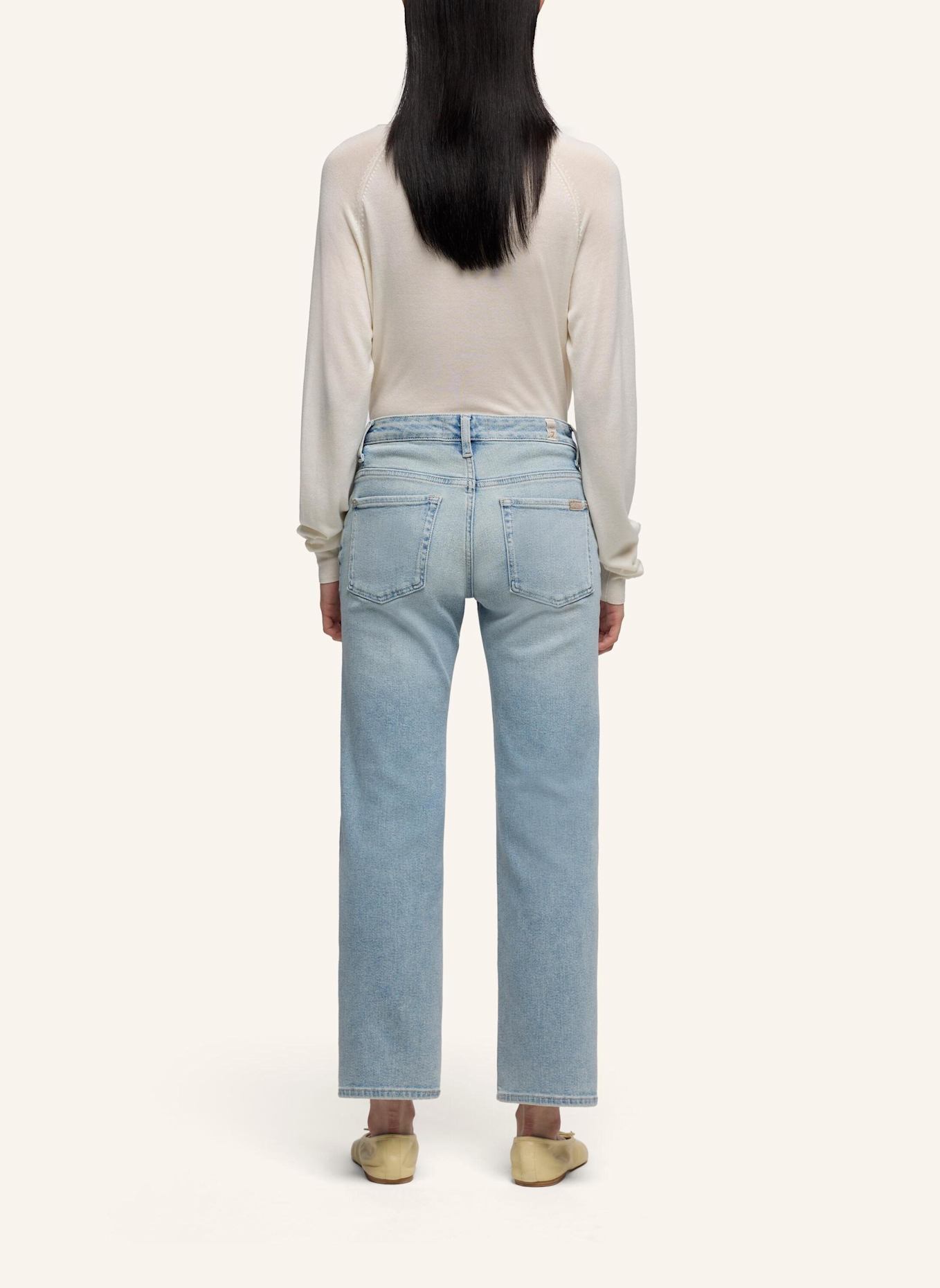 7 for all mankind Straight Jeans CALIE STRAIGHT ANKLE: BLAU