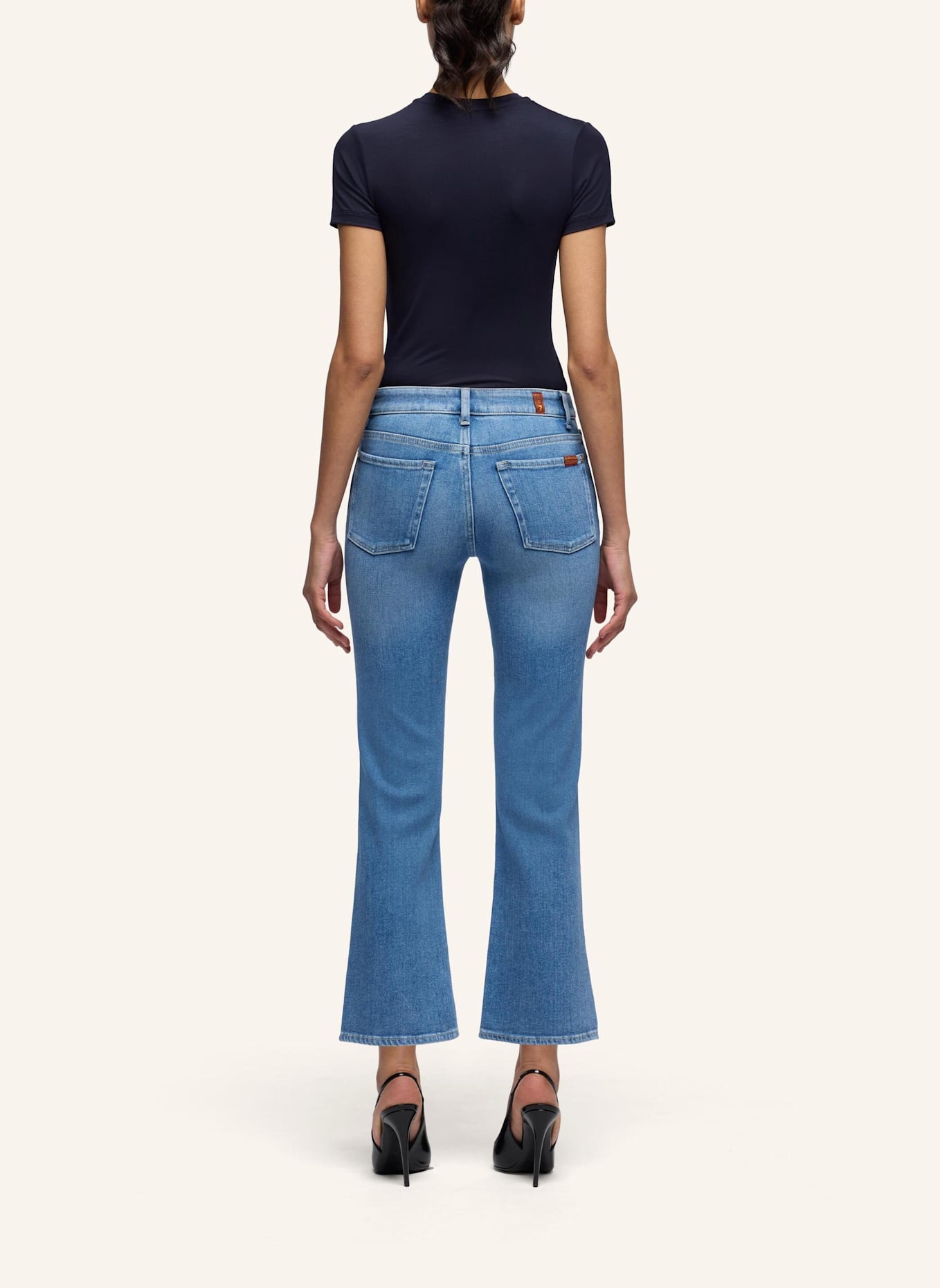 7 for all mankind Jeans CROPPED BOOT Bootcut Fit: BLAU