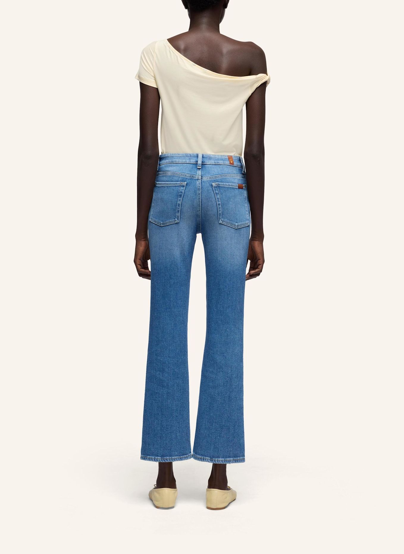 7 for all mankind Jeans CROPPED BOOT Bootcut Fit: BLAU