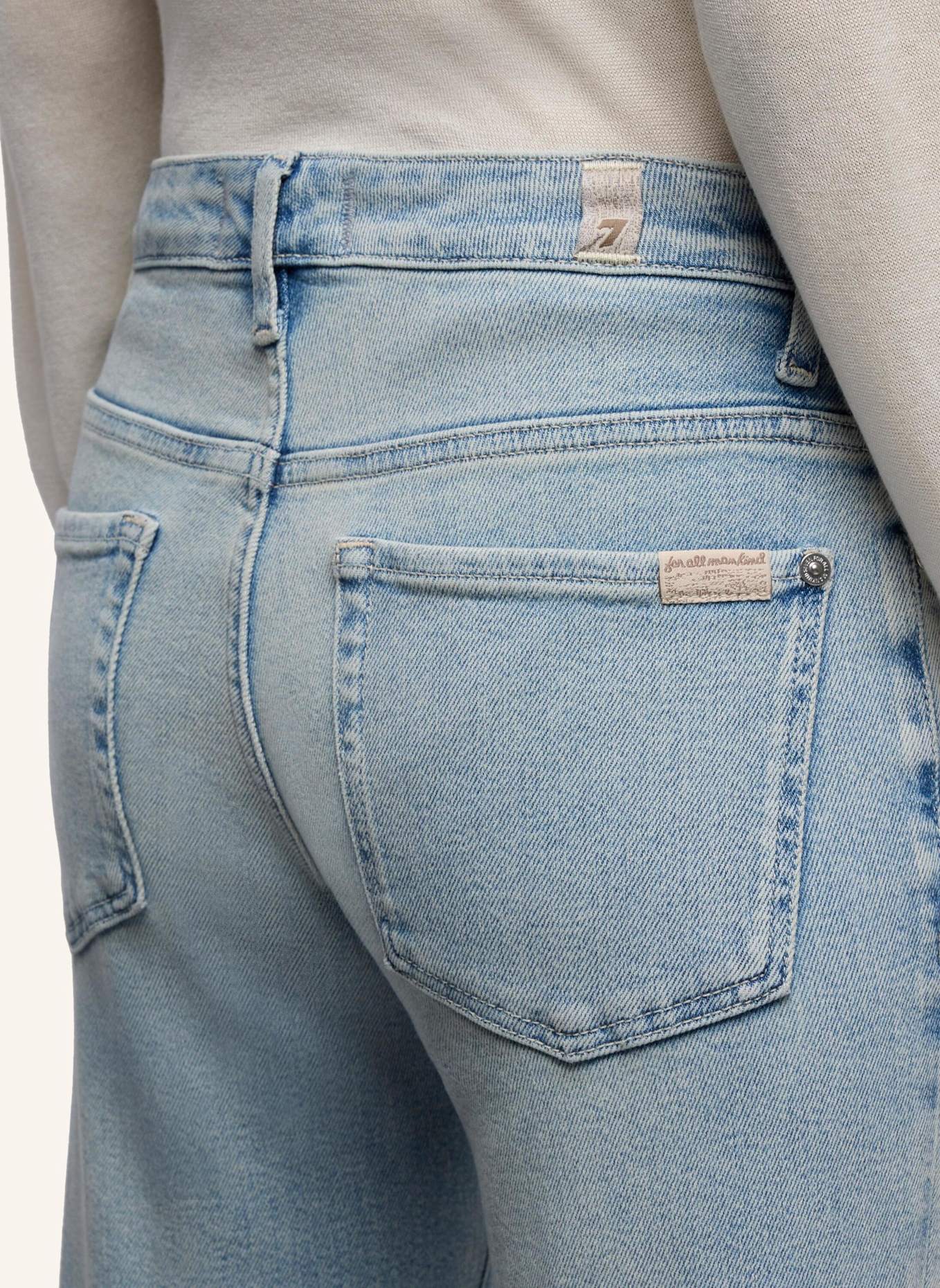 7 for all mankind Straight Jeans CALIE STRAIGHT ANKLE: BLAU