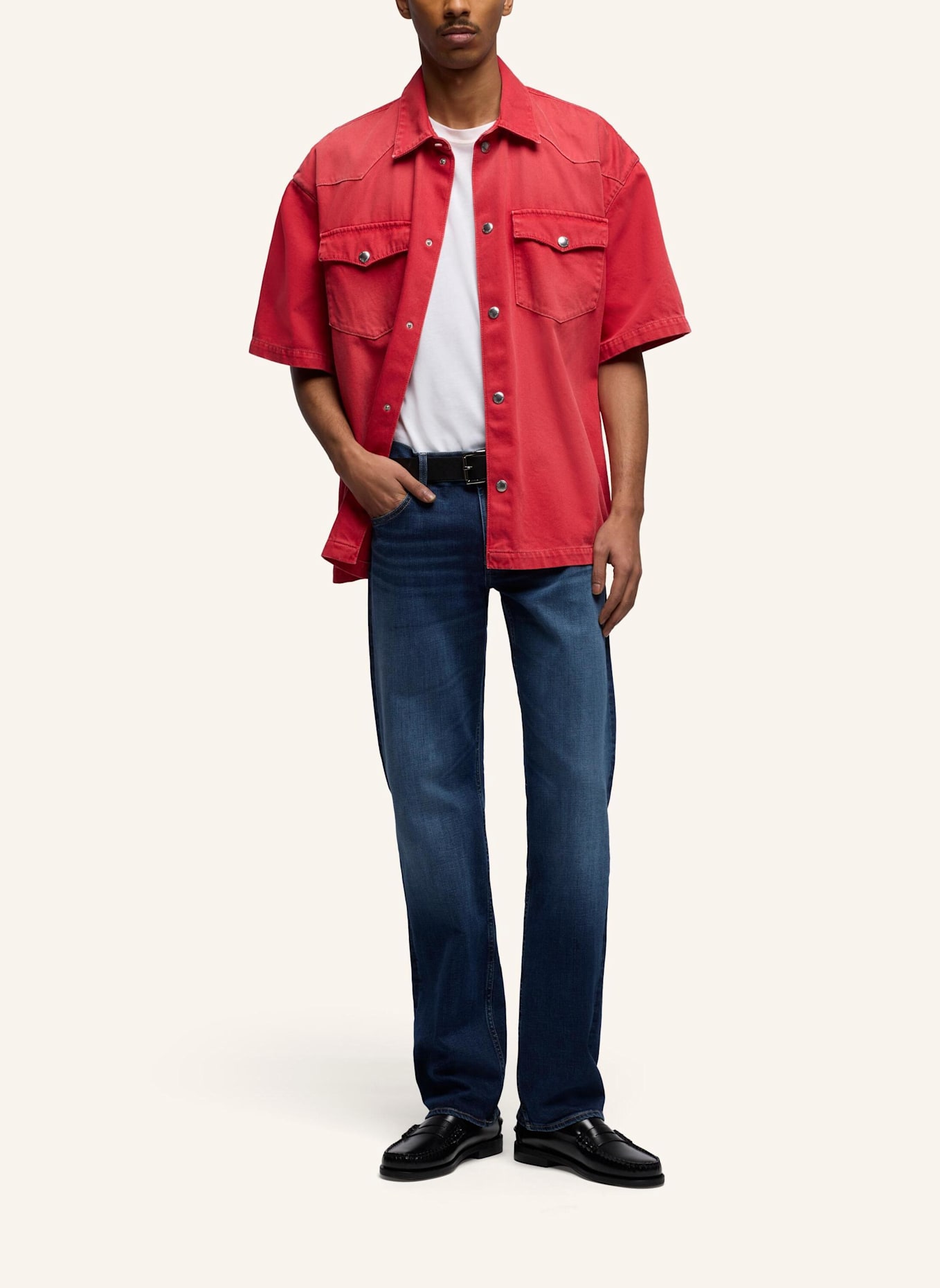7 for all mankind Jeans STANDARD Straight Fit: BLAU