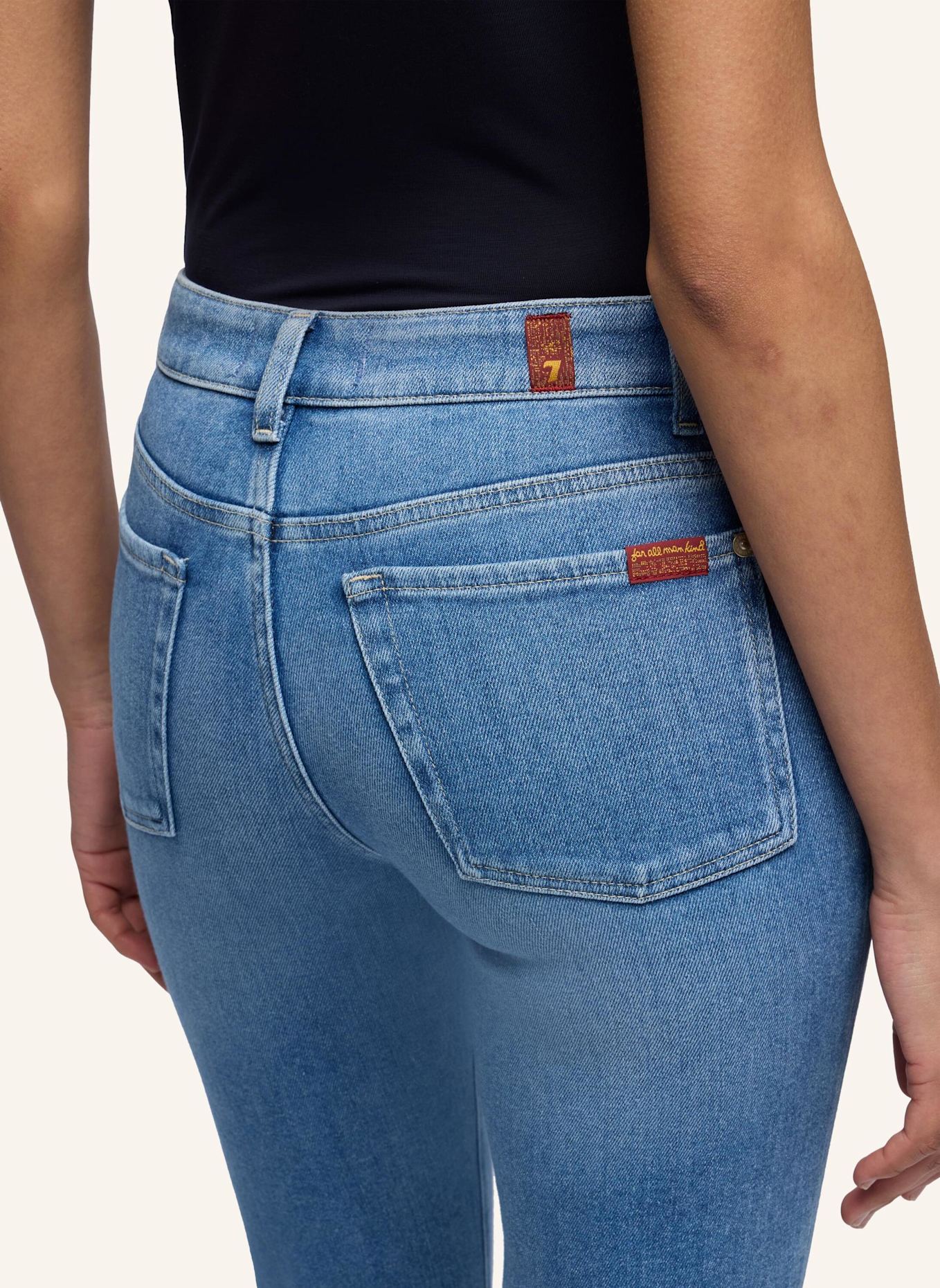 7 for all mankind Jeans CROPPED BOOT Bootcut Fit: BLAU