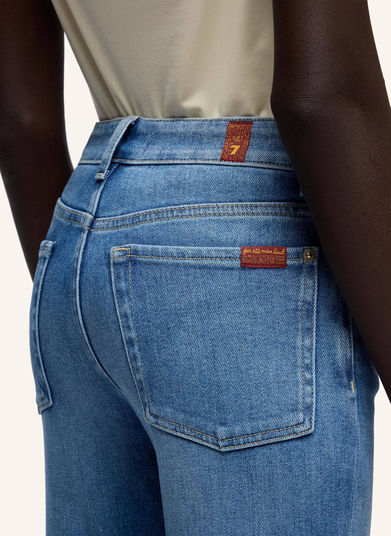 7 for all mankind Jeans CROPPED BOOT Bootcut Fit: BLAU