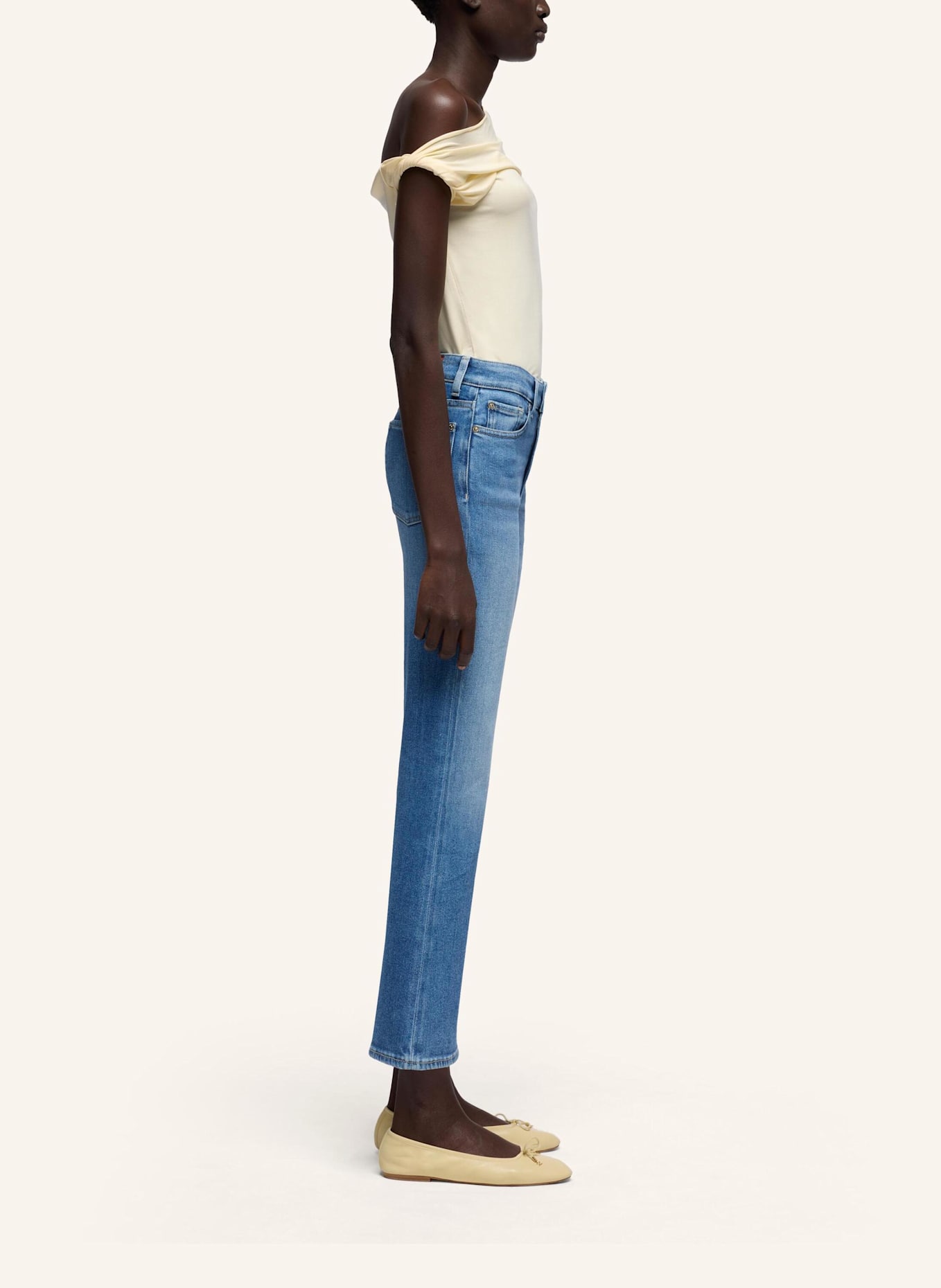 7 for all mankind Jeans CROPPED BOOT Bootcut Fit: BLAU