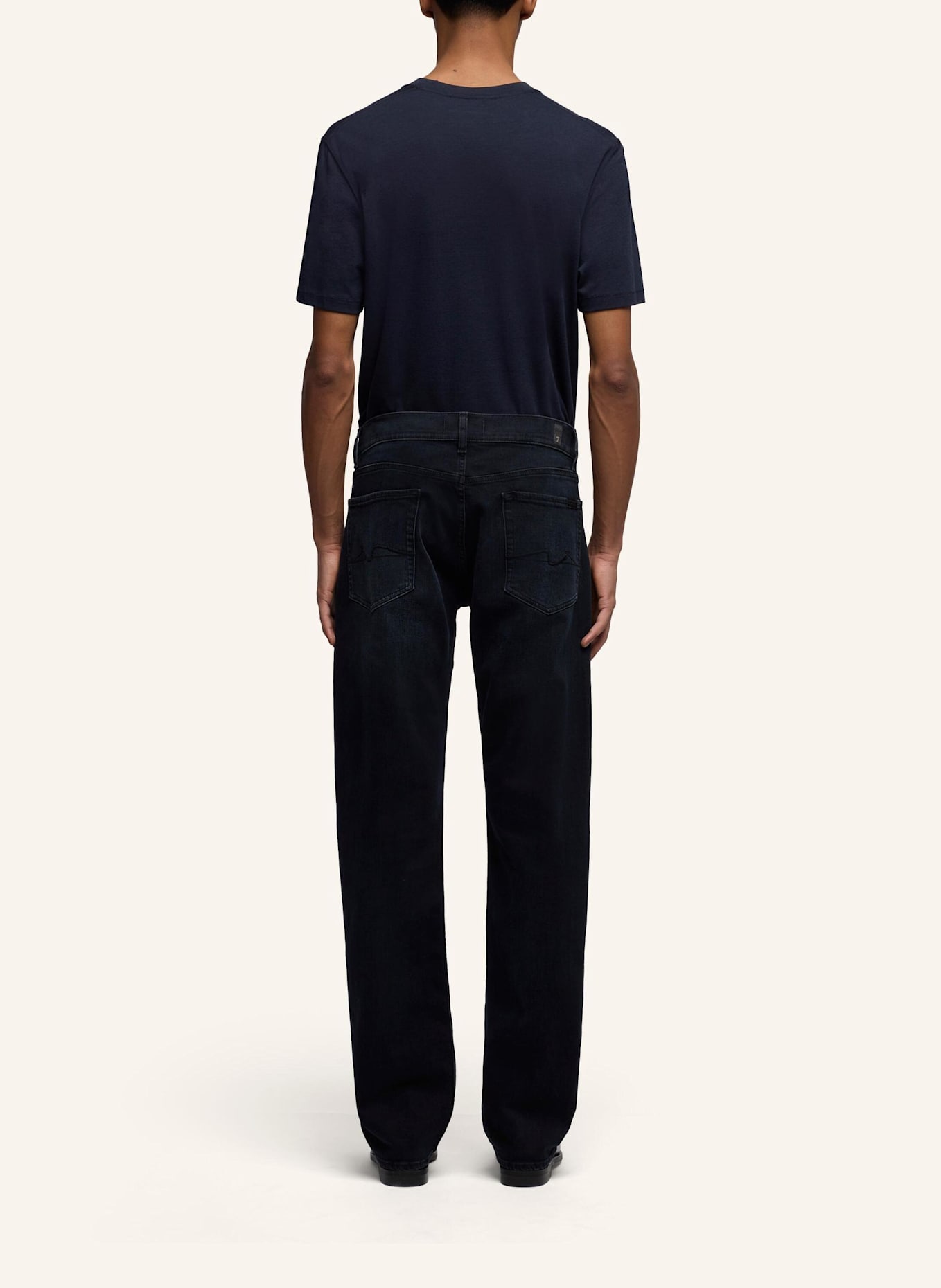 7 for all mankind Jeans STANDARD Straight Fit: SCHWARZ