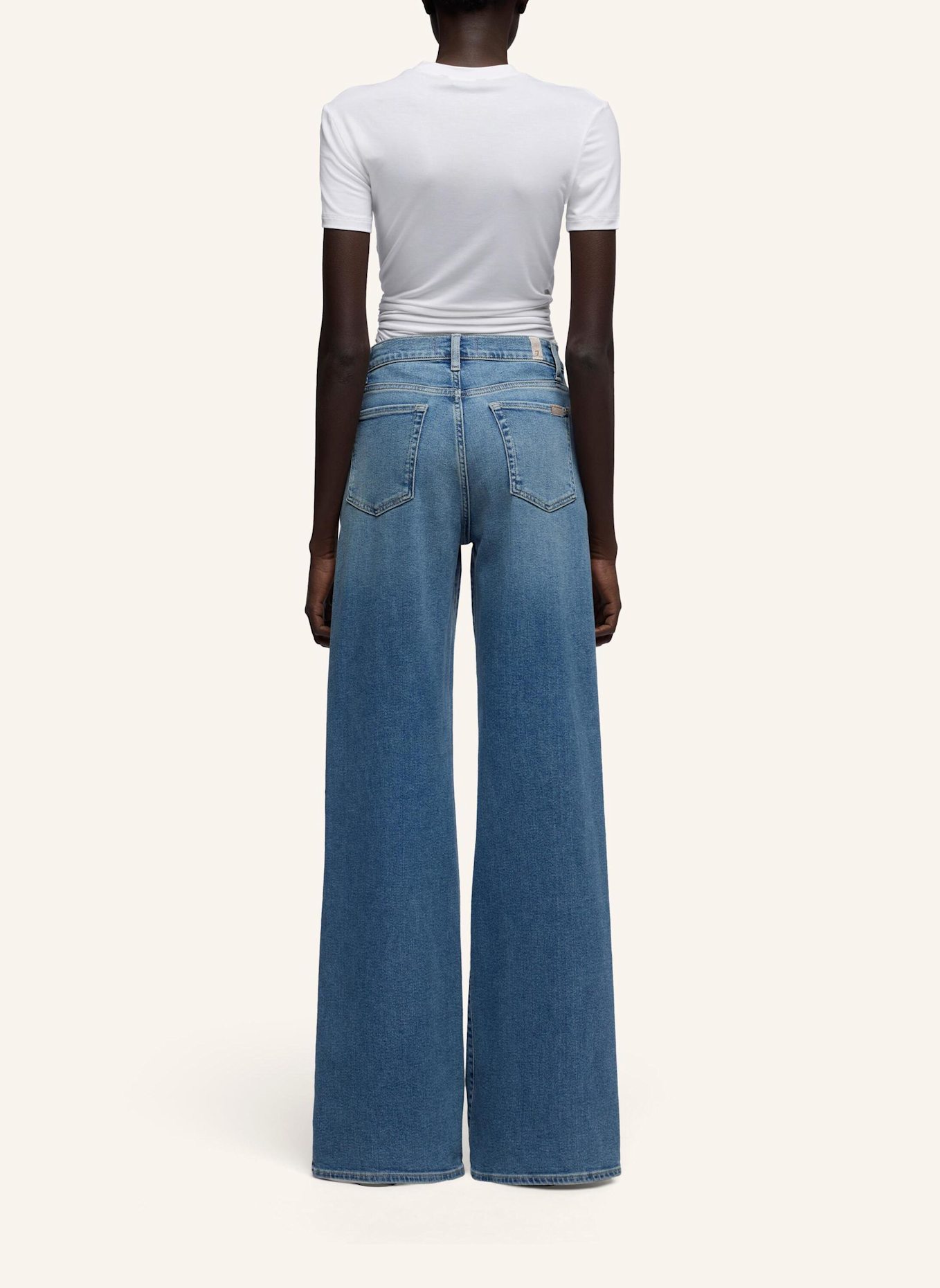 7 for all mankind Jeans LOTTA Wide Leg Fit: BLAU