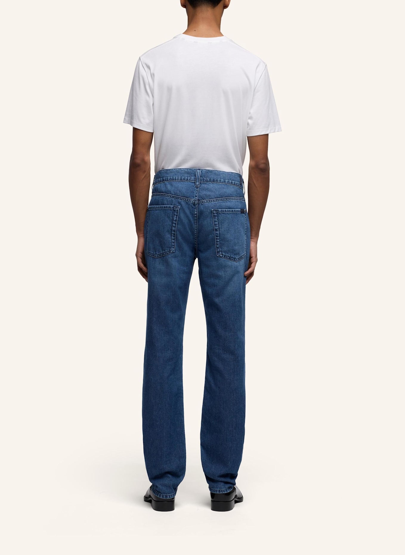 7 for all mankind Jeans THE STRAIGHT Straight Fit: BLAU
