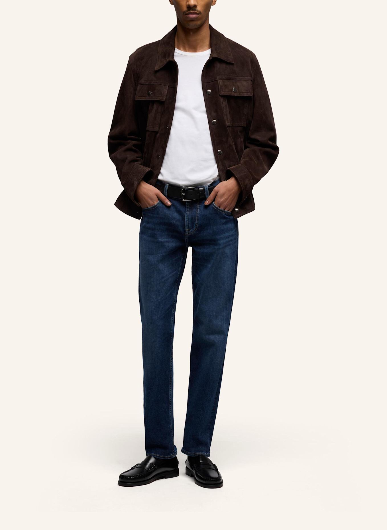 7 for all mankind Jeans SLIMMY TAPERED Skinny Fit: BLAU