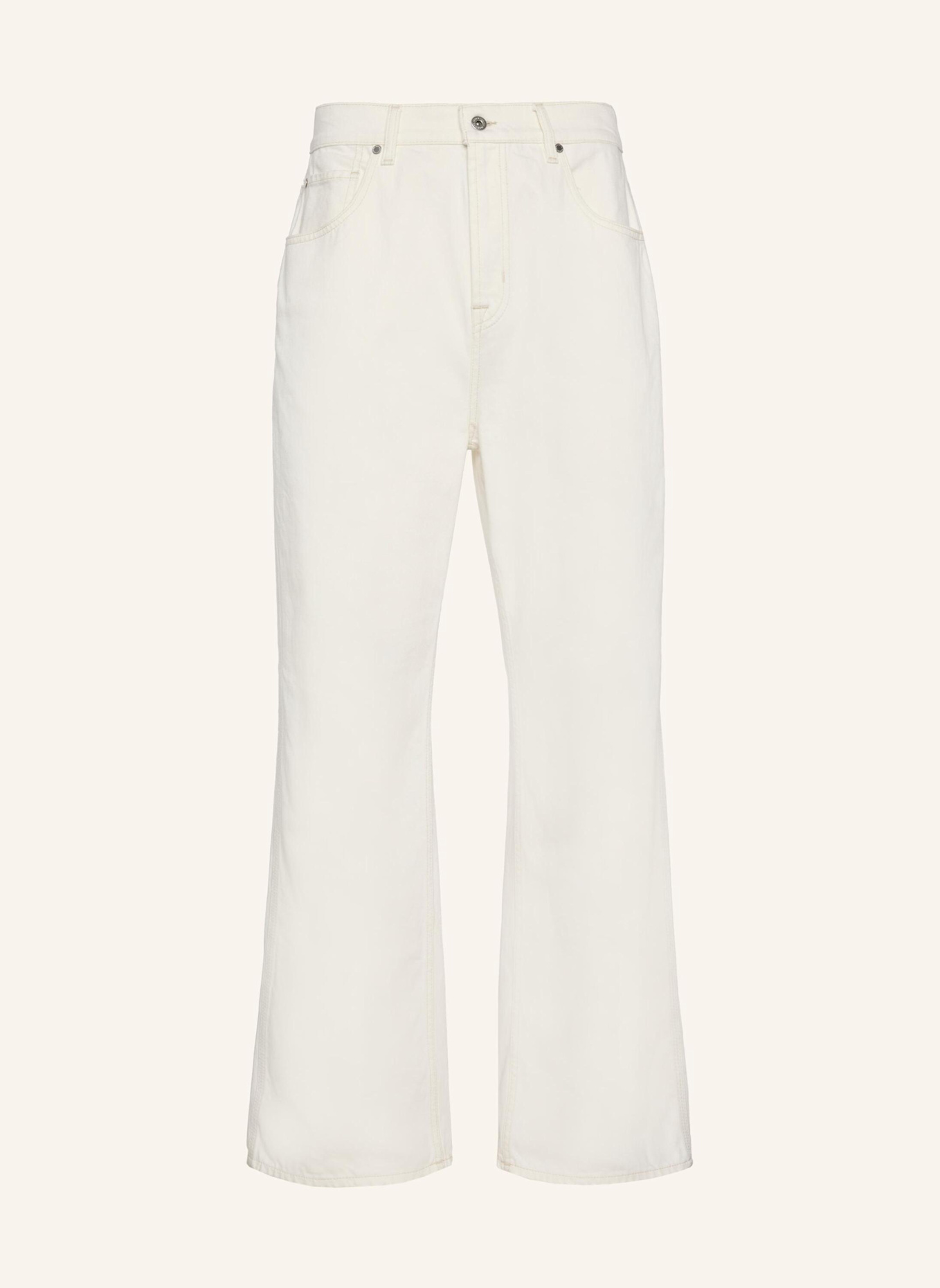 7 for all mankind Pants WIDE LEG Wide Leg Fit: WEISS
