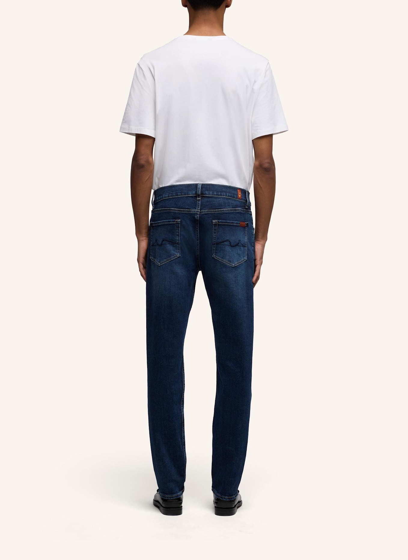7 for all mankind Jeans SLIMMY TAPERED Skinny Fit: BLAU