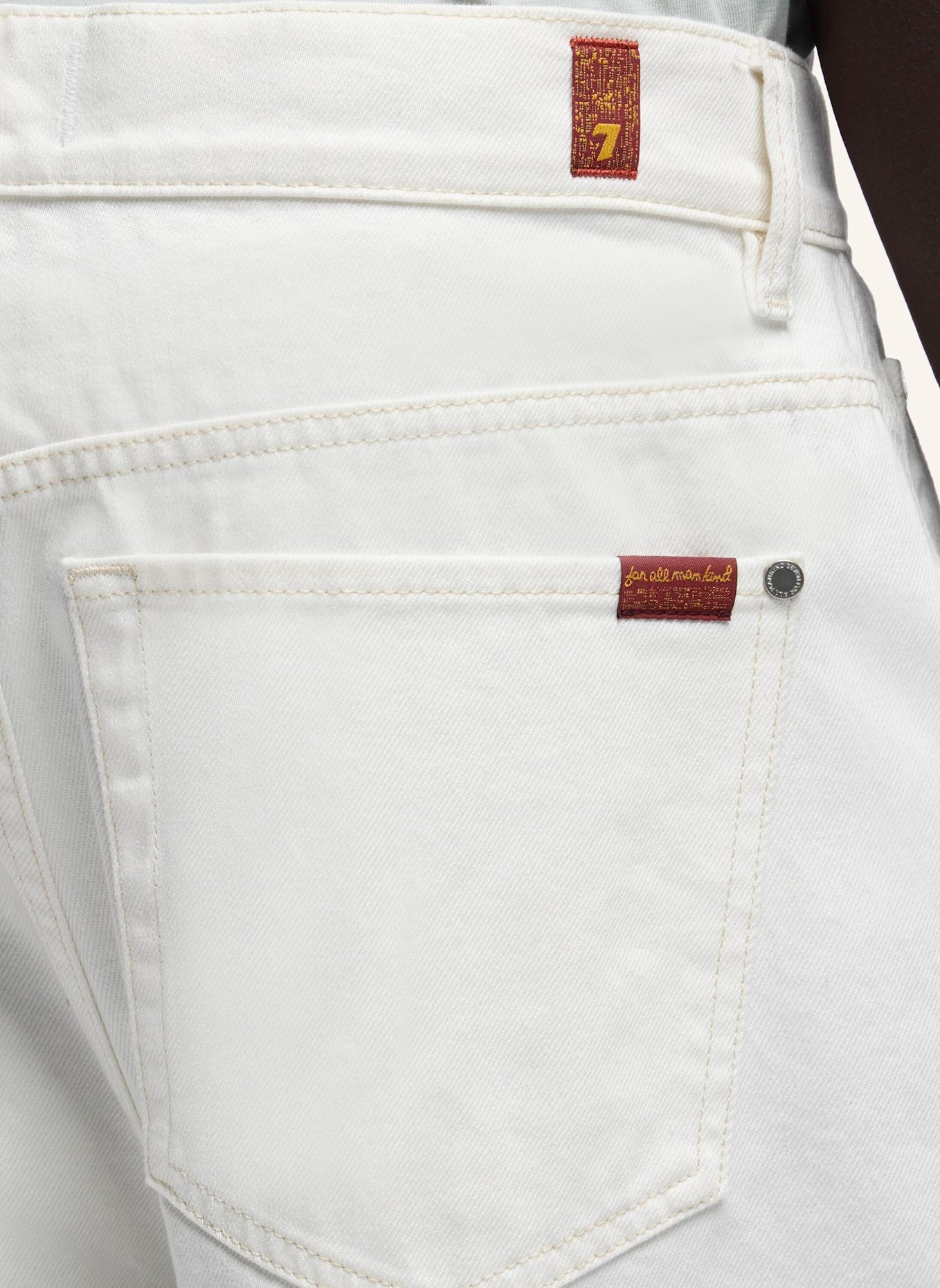 7 for all mankind Pants WIDE LEG Wide Leg Fit: WEISS